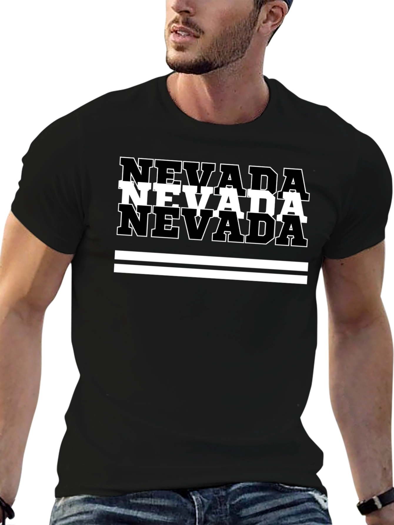 Nevada Graphic Tee - Black