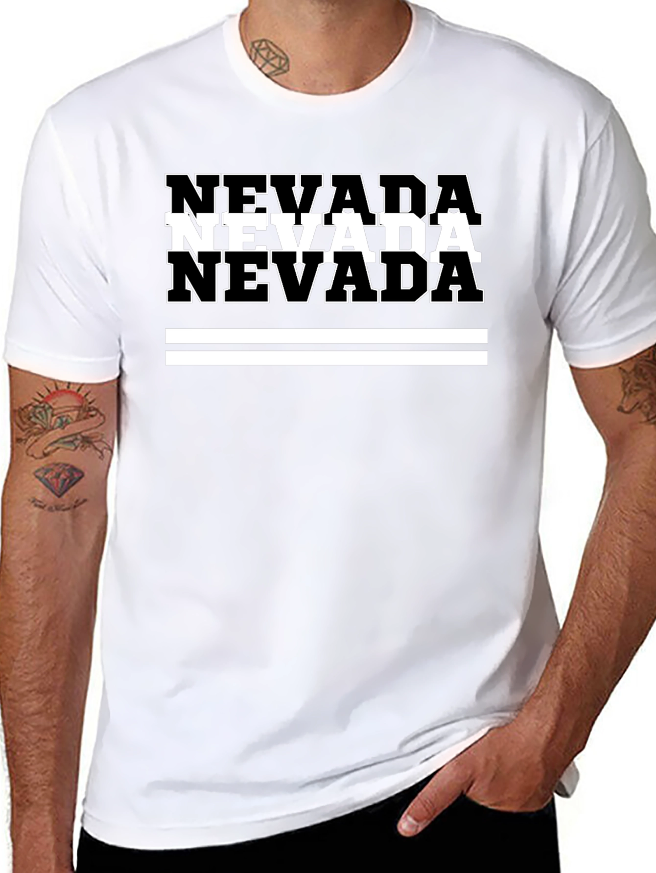 Nevada Graphic Tee - Black