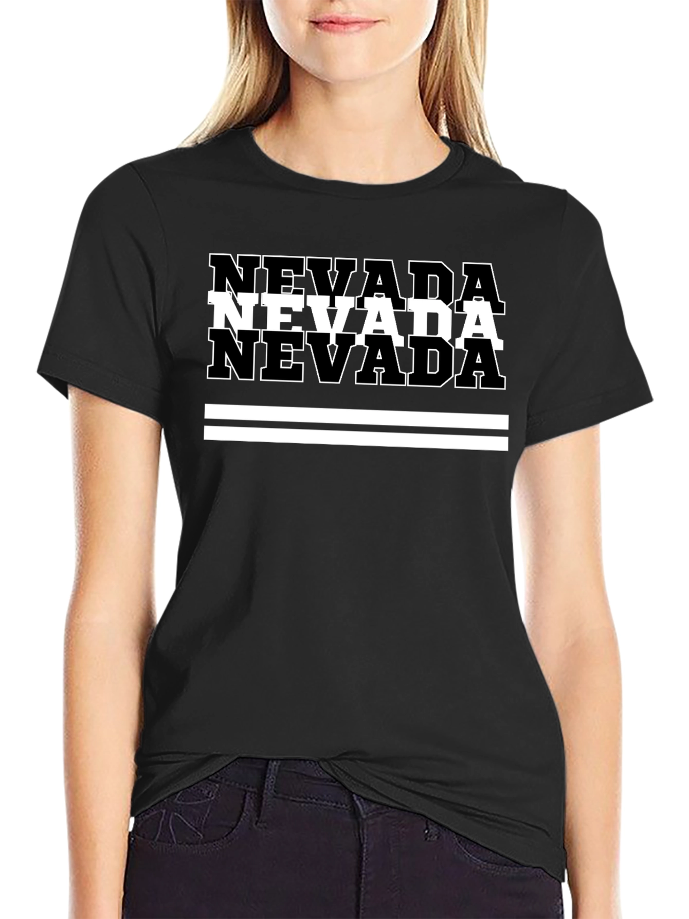 Nevada Graphic Tee - Black