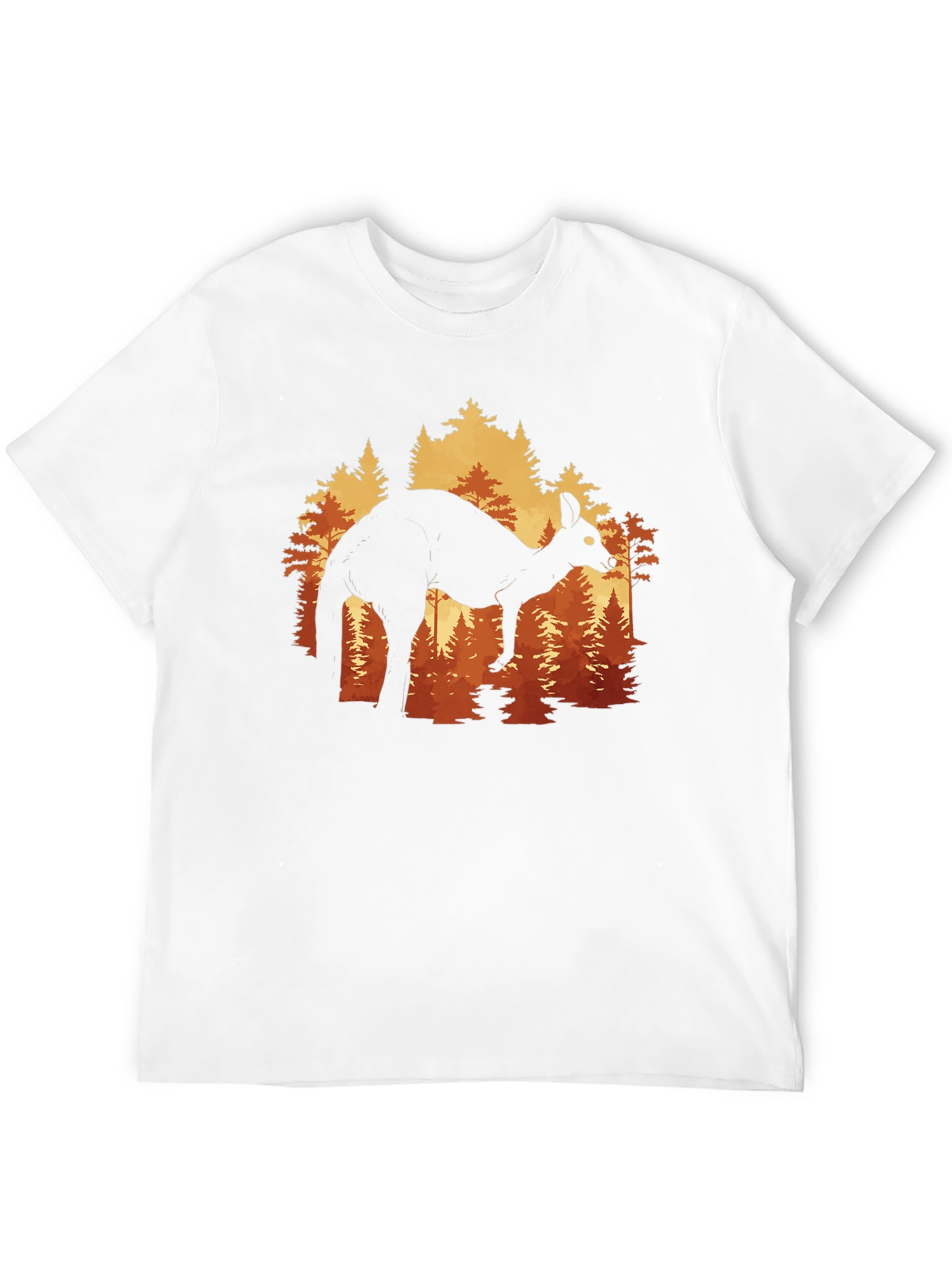 Kangaroo Forest Silhouette Graphic Tee - Unisex