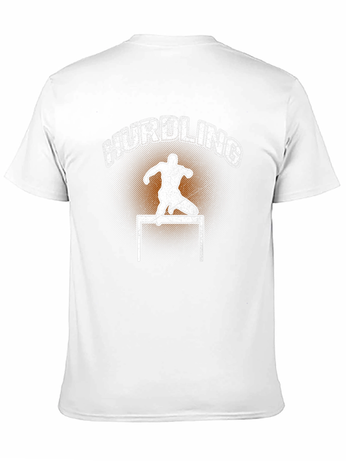 Hurdling Silhouette Graphic T-Shirt