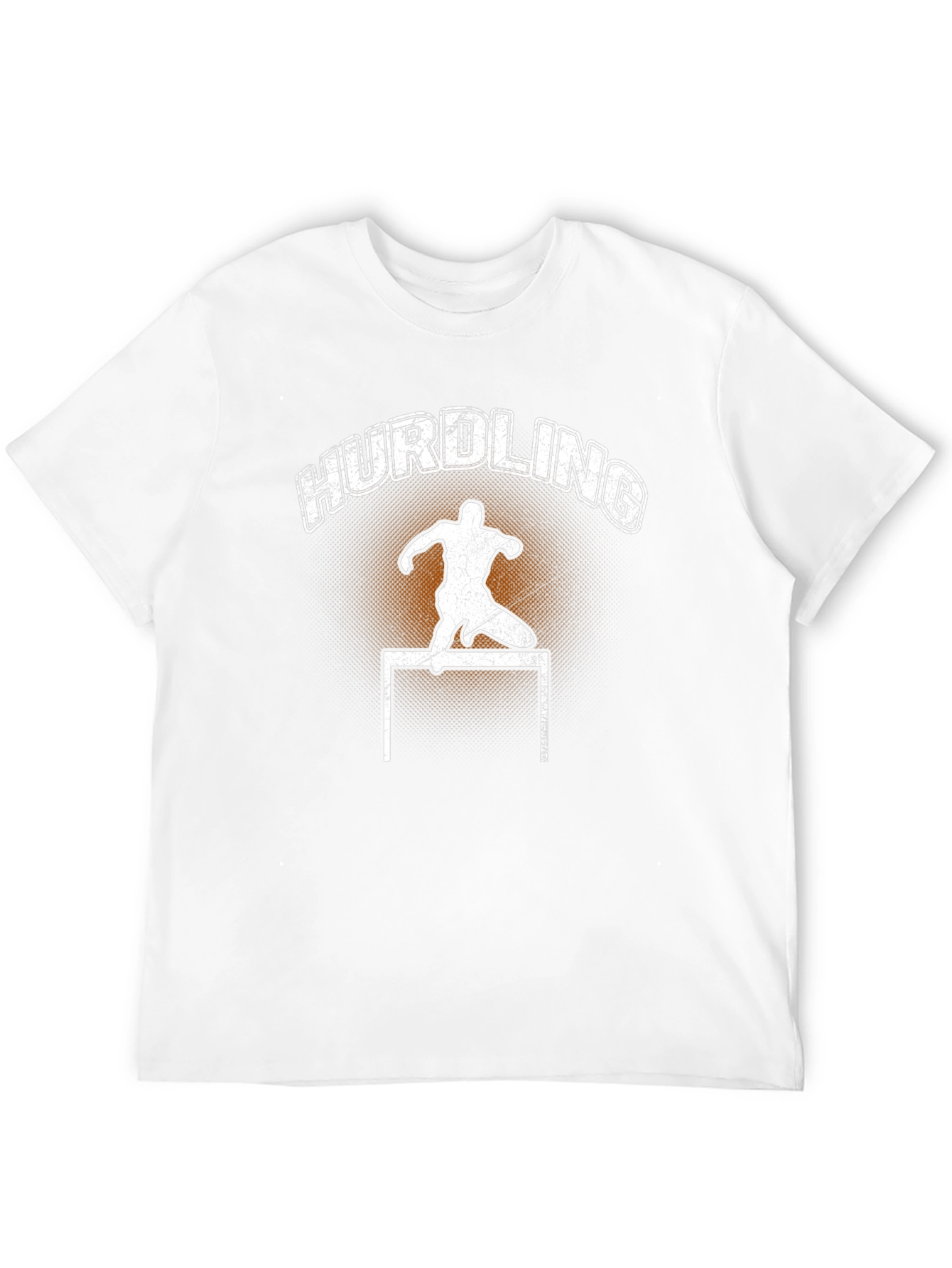 Hurdling Silhouette Graphic T-Shirt