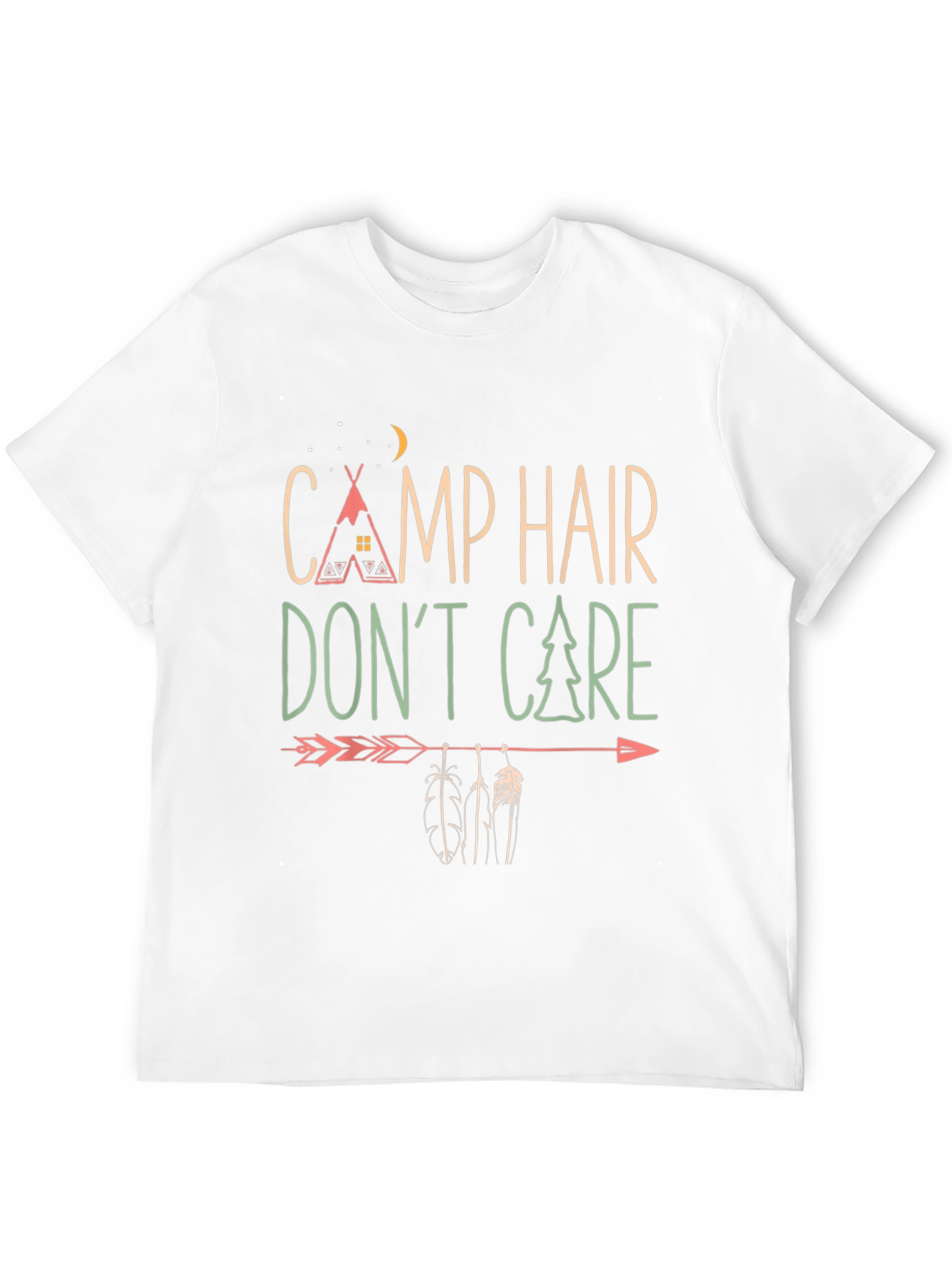Camp Hair Dont Care Graphic Tee