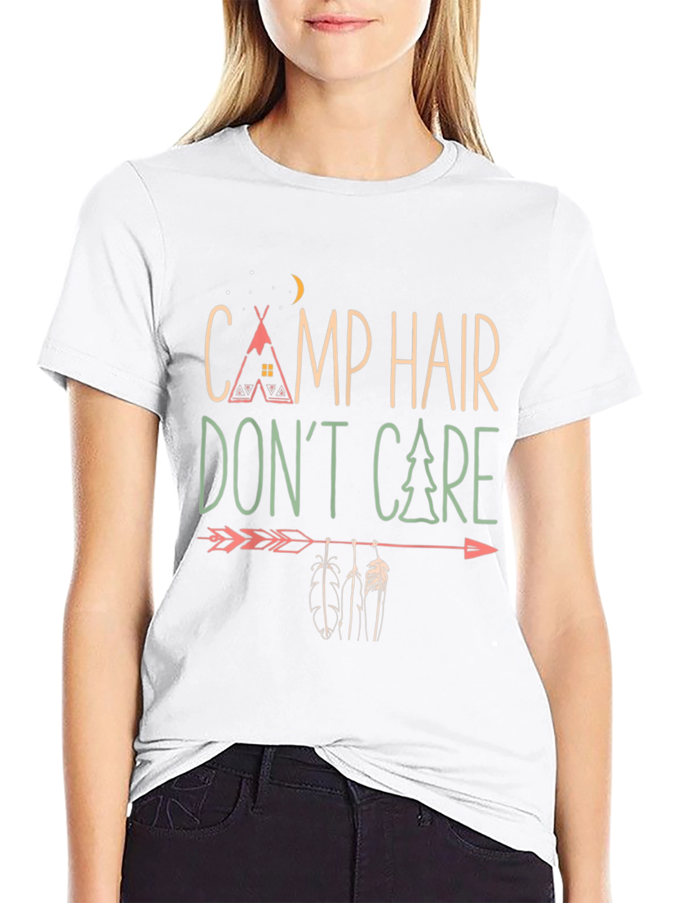 Camp Hair Dont Care Graphic Tee