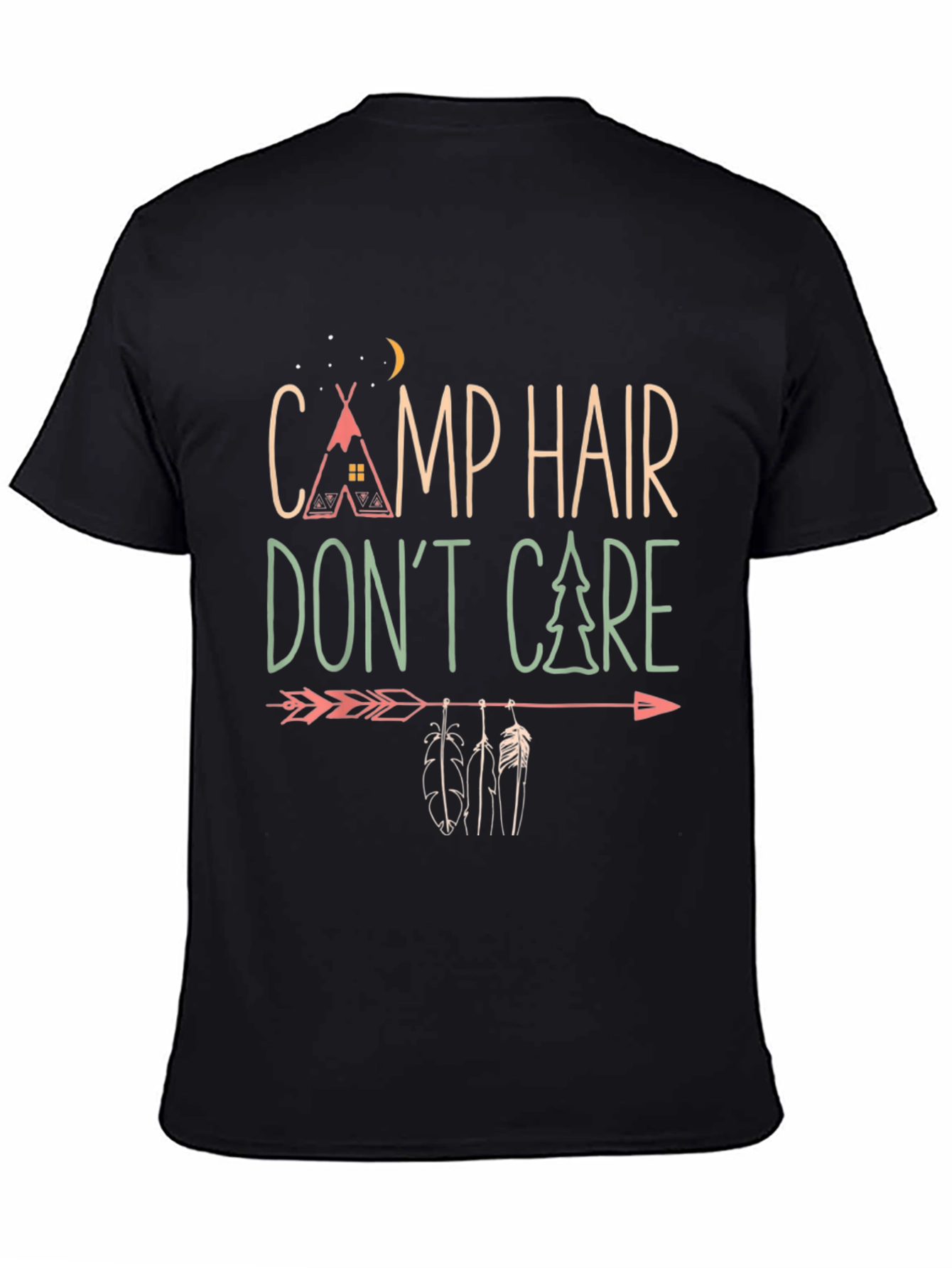 Camp Hair Dont Care Graphic Tee