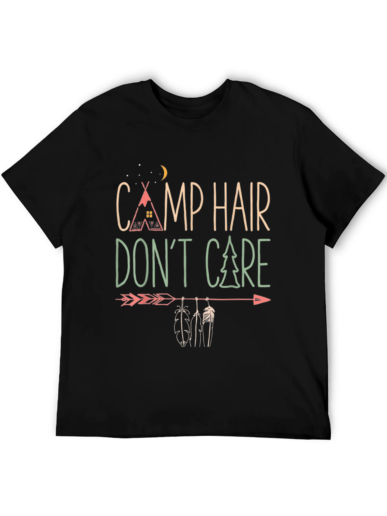 Camp Hair Dont Care Graphic Tee