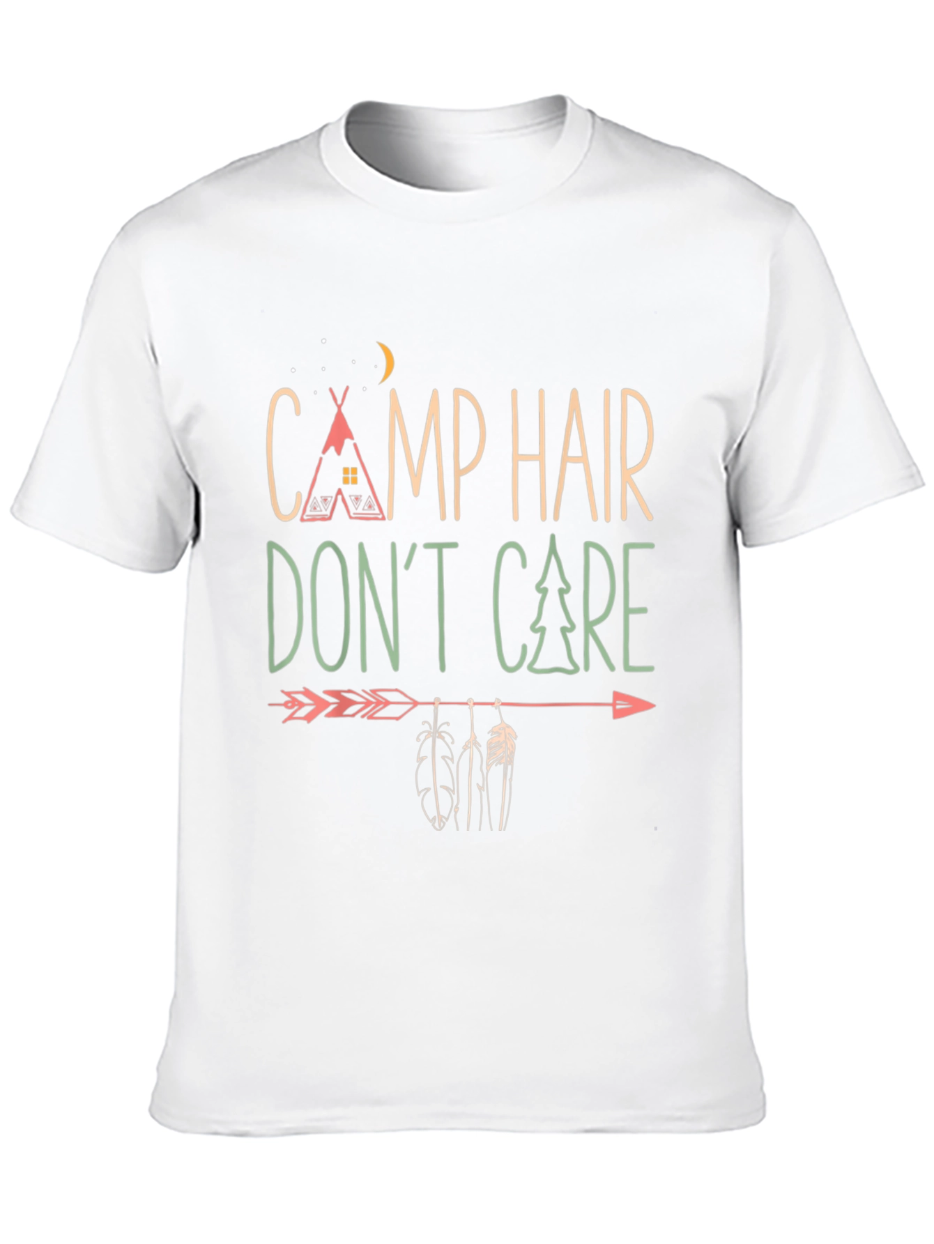 Camp Hair Dont Care Graphic Tee