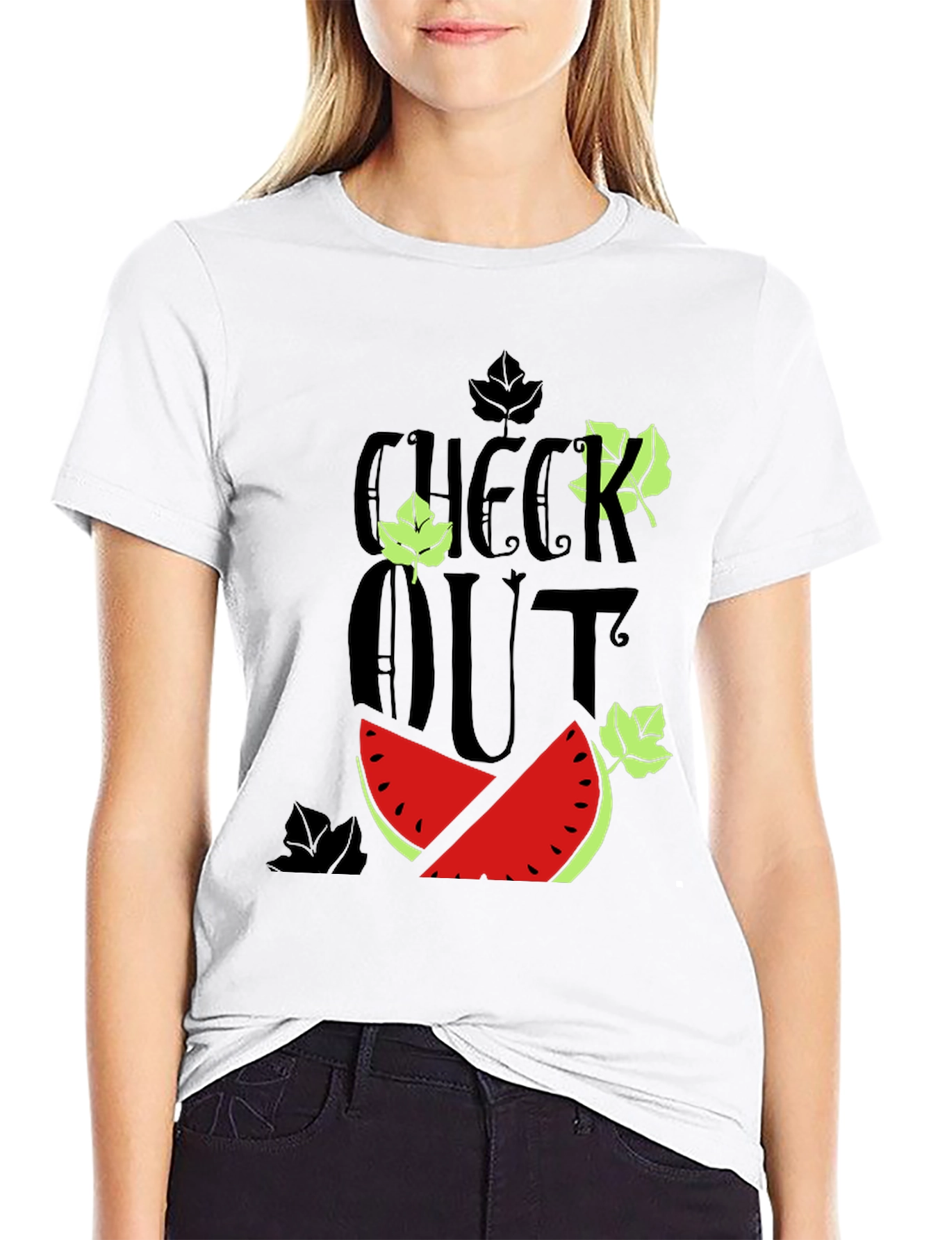 Check Out Watermelon Graphic Tee