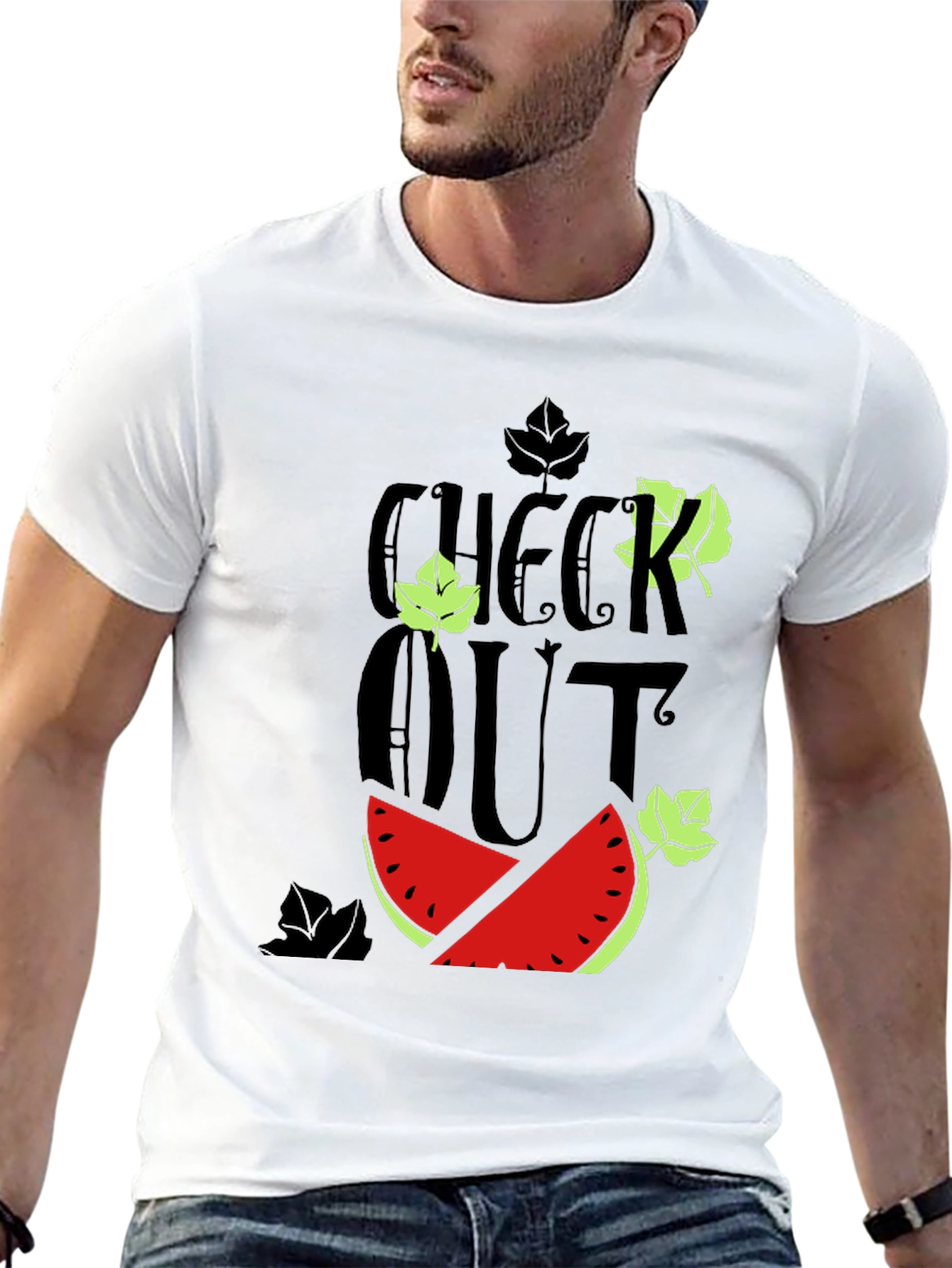 Check Out Watermelon Graphic Tee
