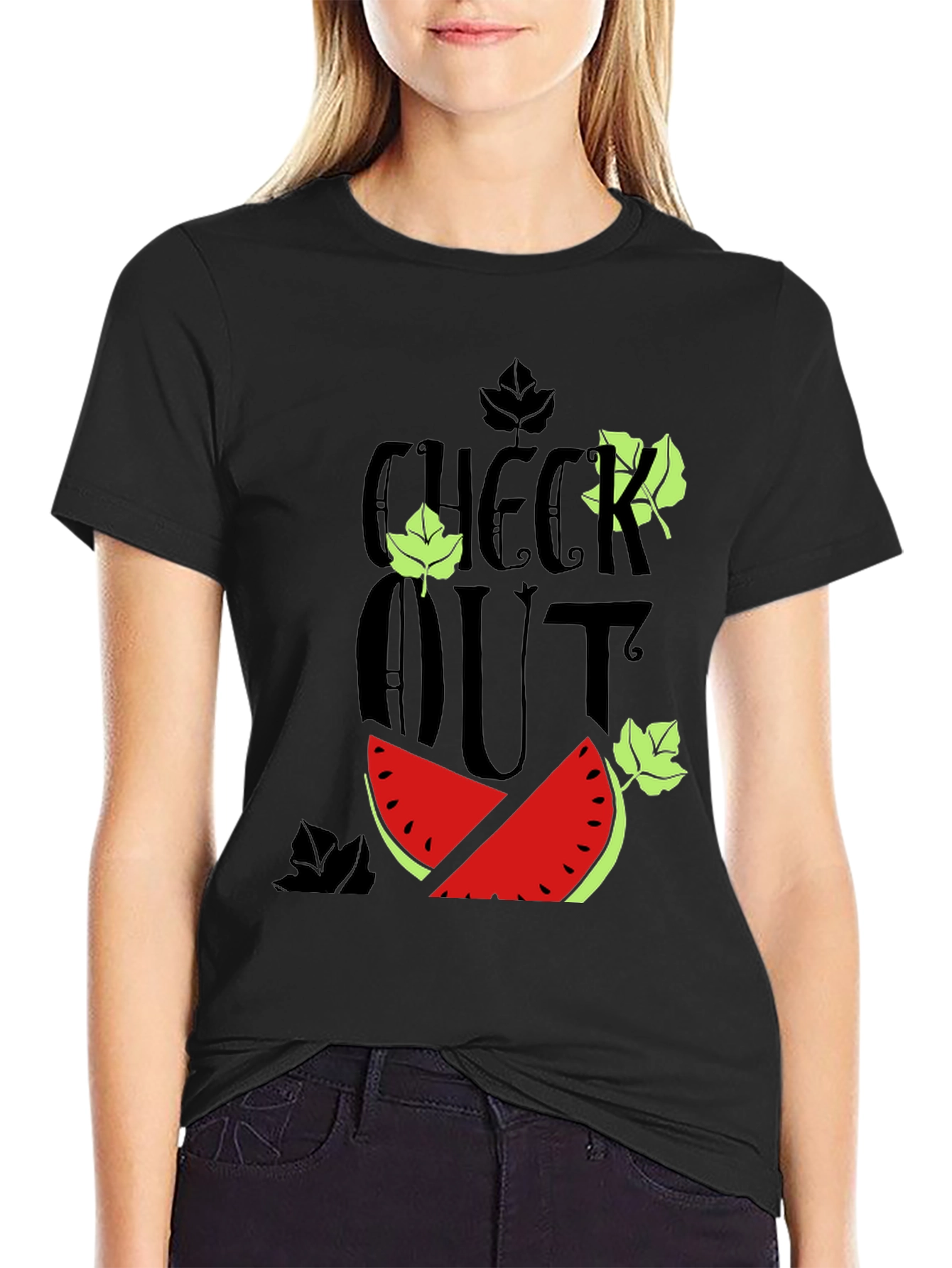 Check Out Watermelon Graphic Tee
