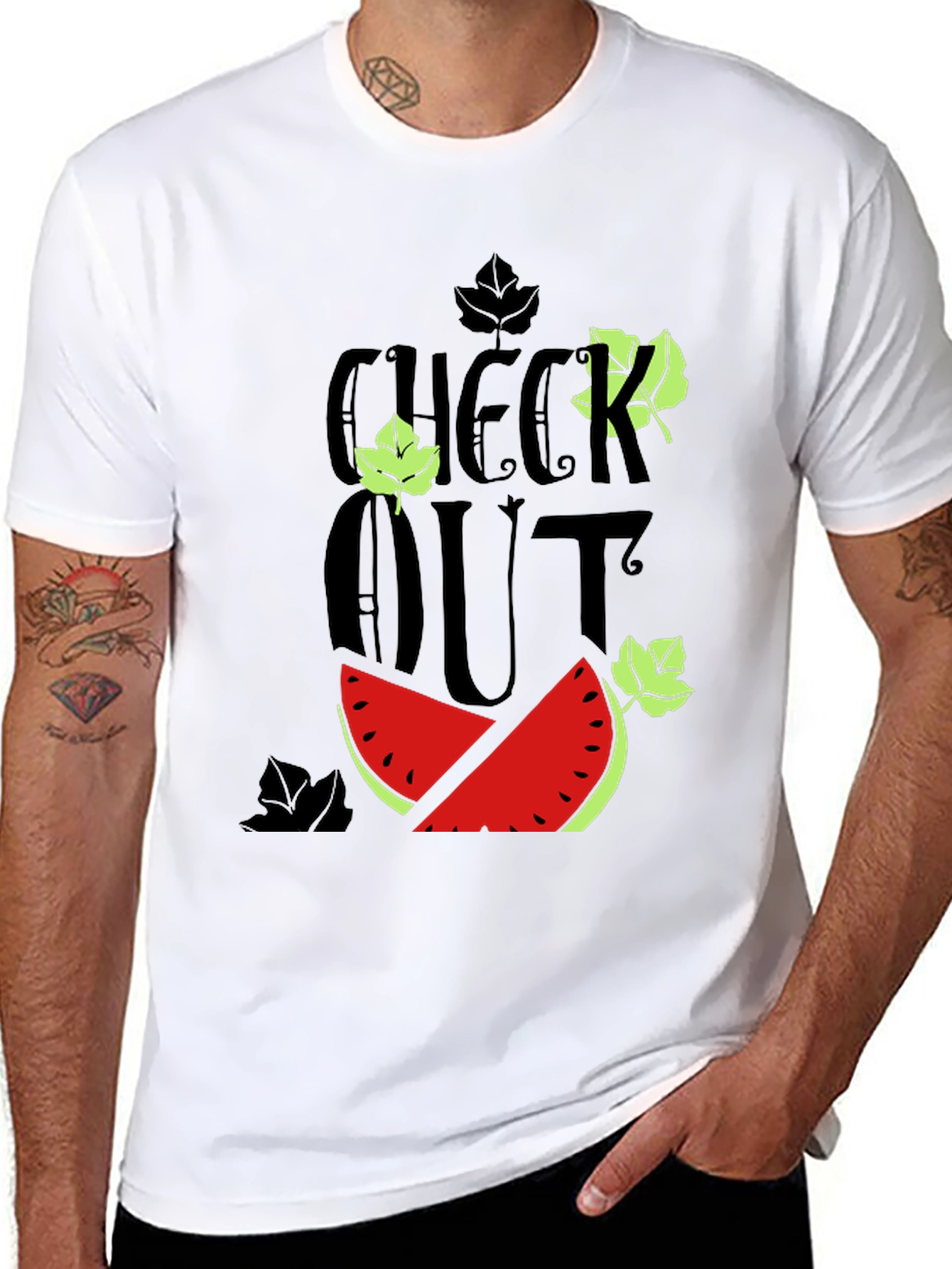 Check Out Watermelon Graphic Tee