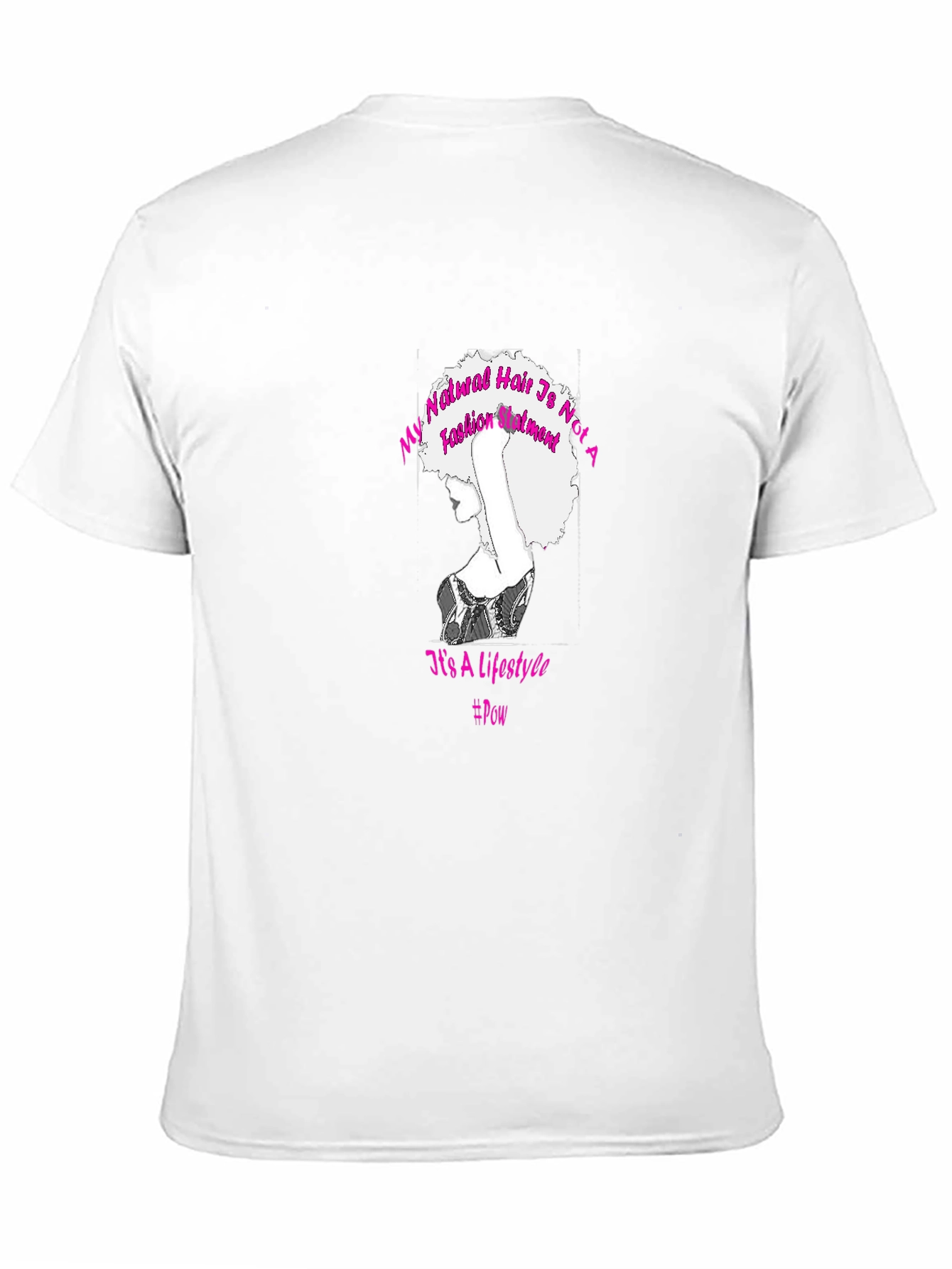 Natural Hair Lifestyle T-Shirt - Black