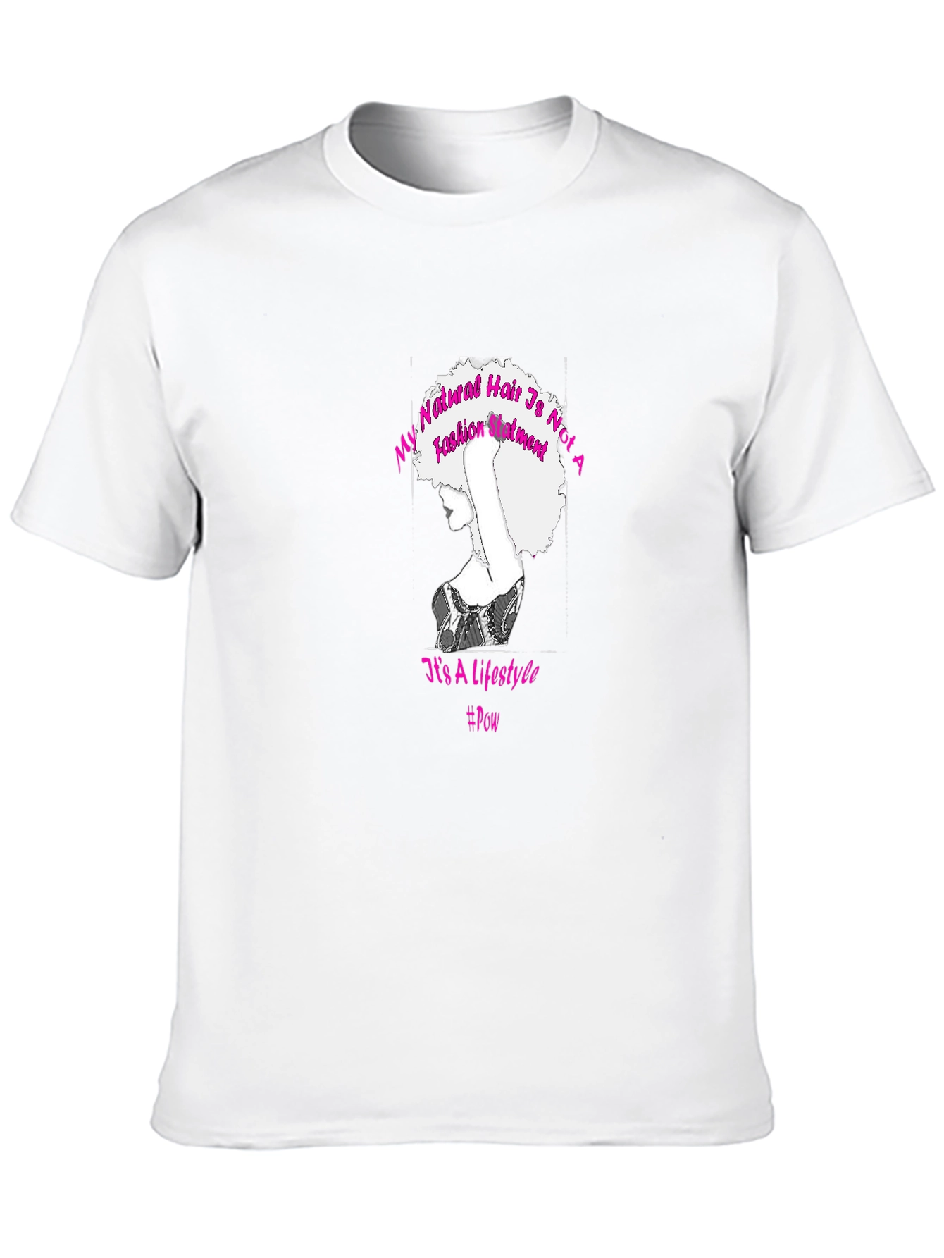 Natural Hair Lifestyle T-Shirt - Black