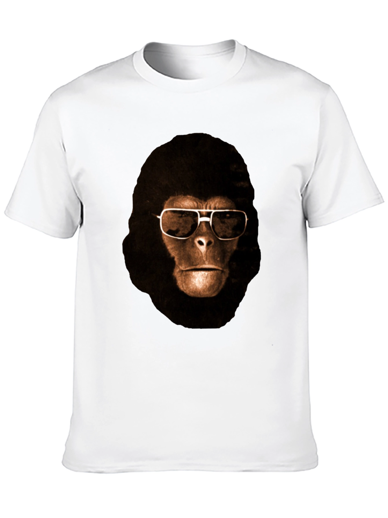 Cool Ape Graphic Tee - Black Cotton T-Shirt