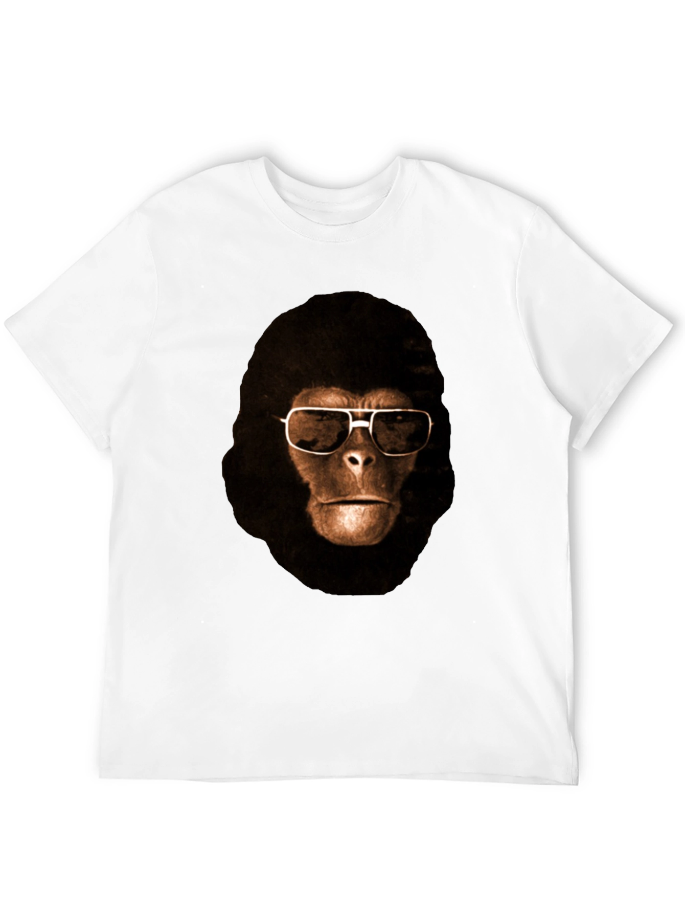 Cool Ape Graphic Tee - Black Cotton T-Shirt