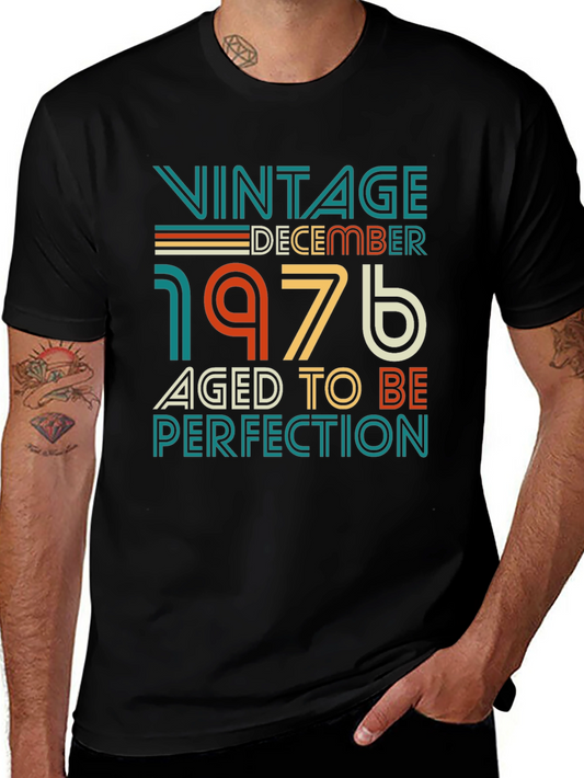 Vintage December 1976 Aged To Perfection T-Shirt