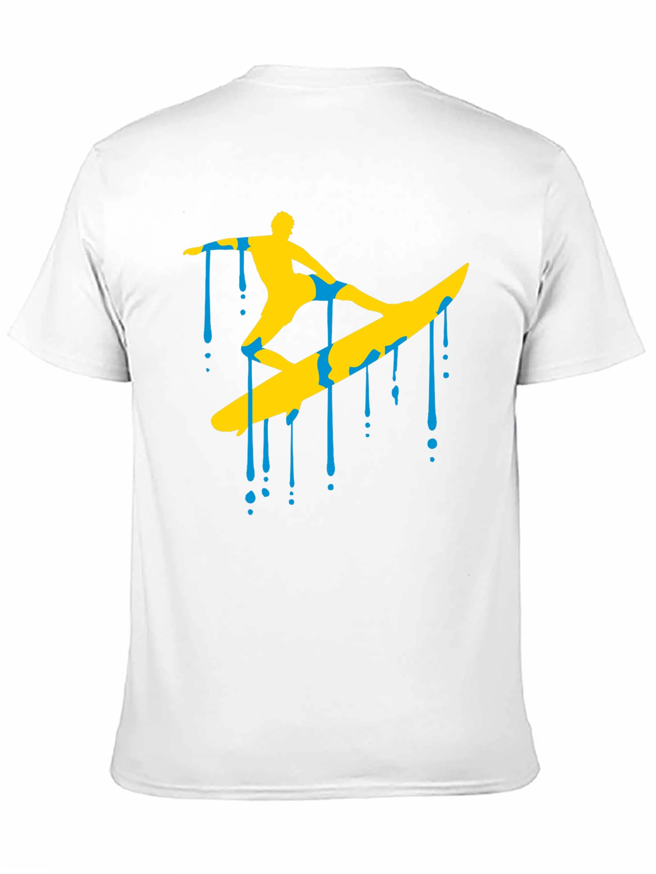 Surfing Silhouette Graphic T-Shirt