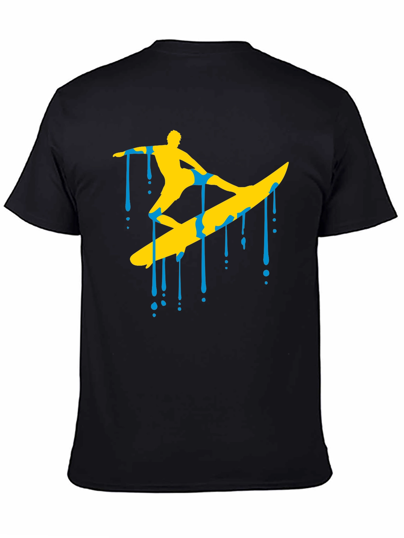 Surfing Silhouette Graphic T-Shirt