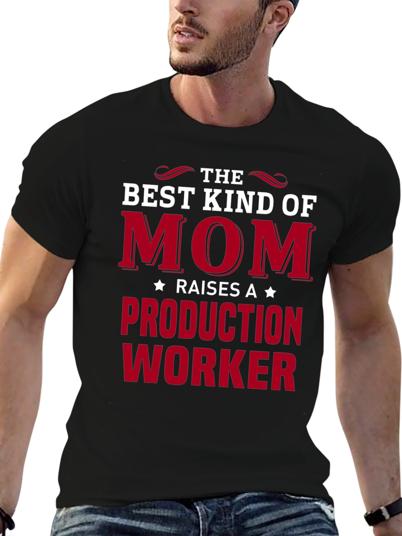 Best Kind of Mom Production Worker T-Shirt