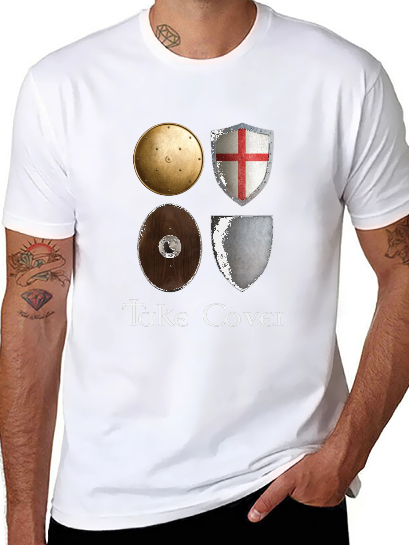 Take Cover Shield T-Shirt