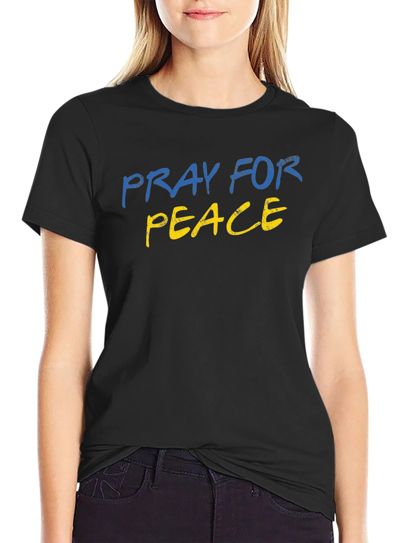 Pray for Peace Ukraine Support T-Shirt