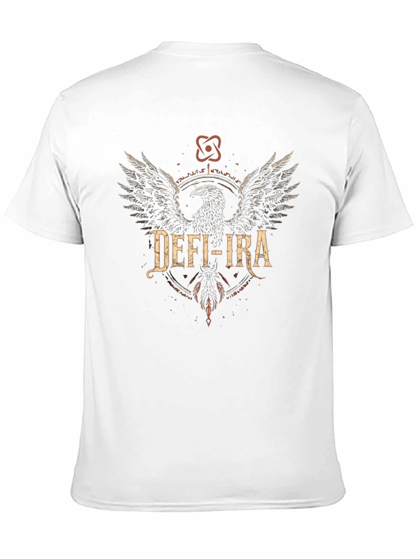 Defi-Ira Graphic Print Black T-Shirt