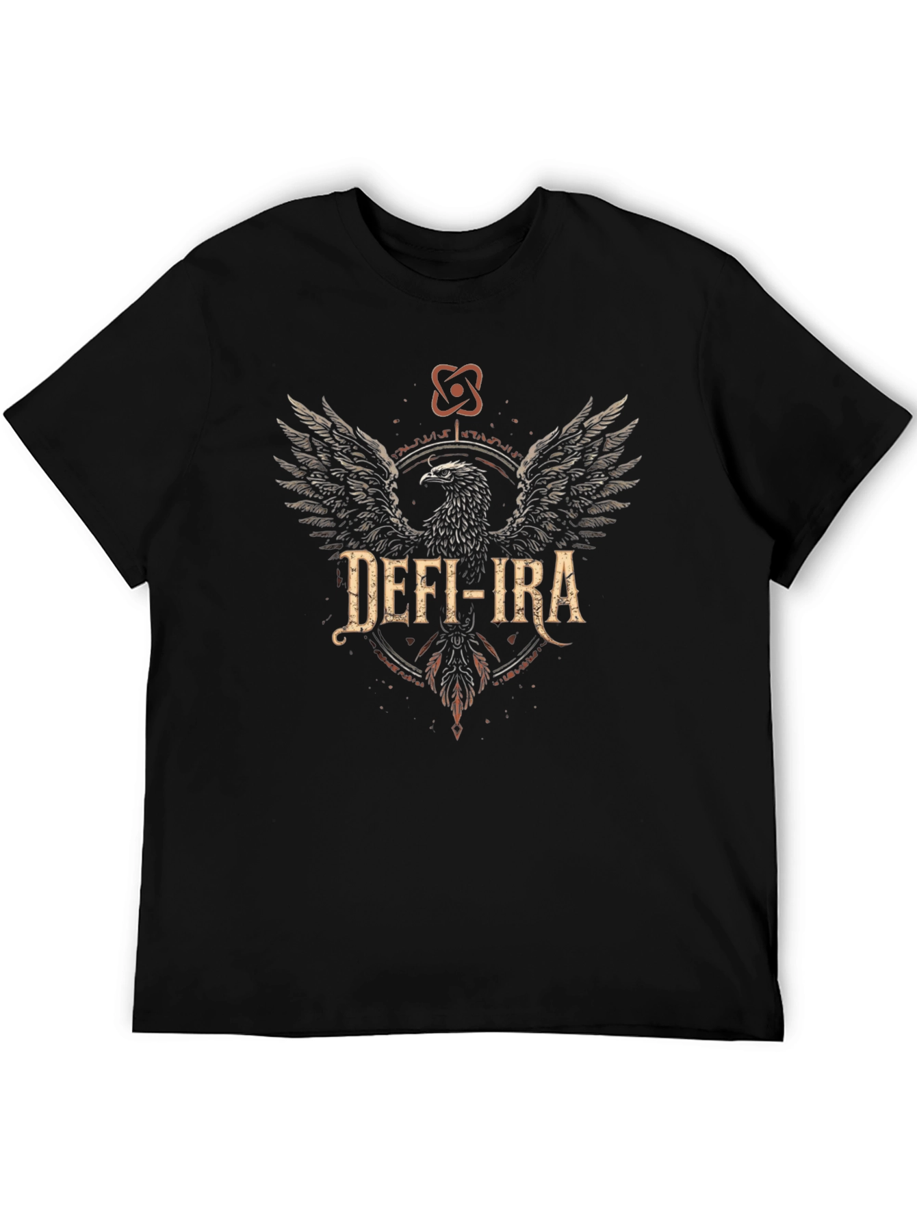 Defi-Ira Graphic Print Black T-Shirt