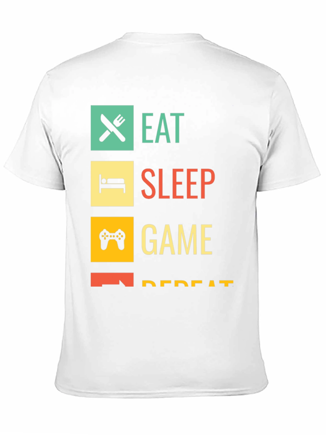 Eat Sleep Game Repeat Gamer T-Shirt