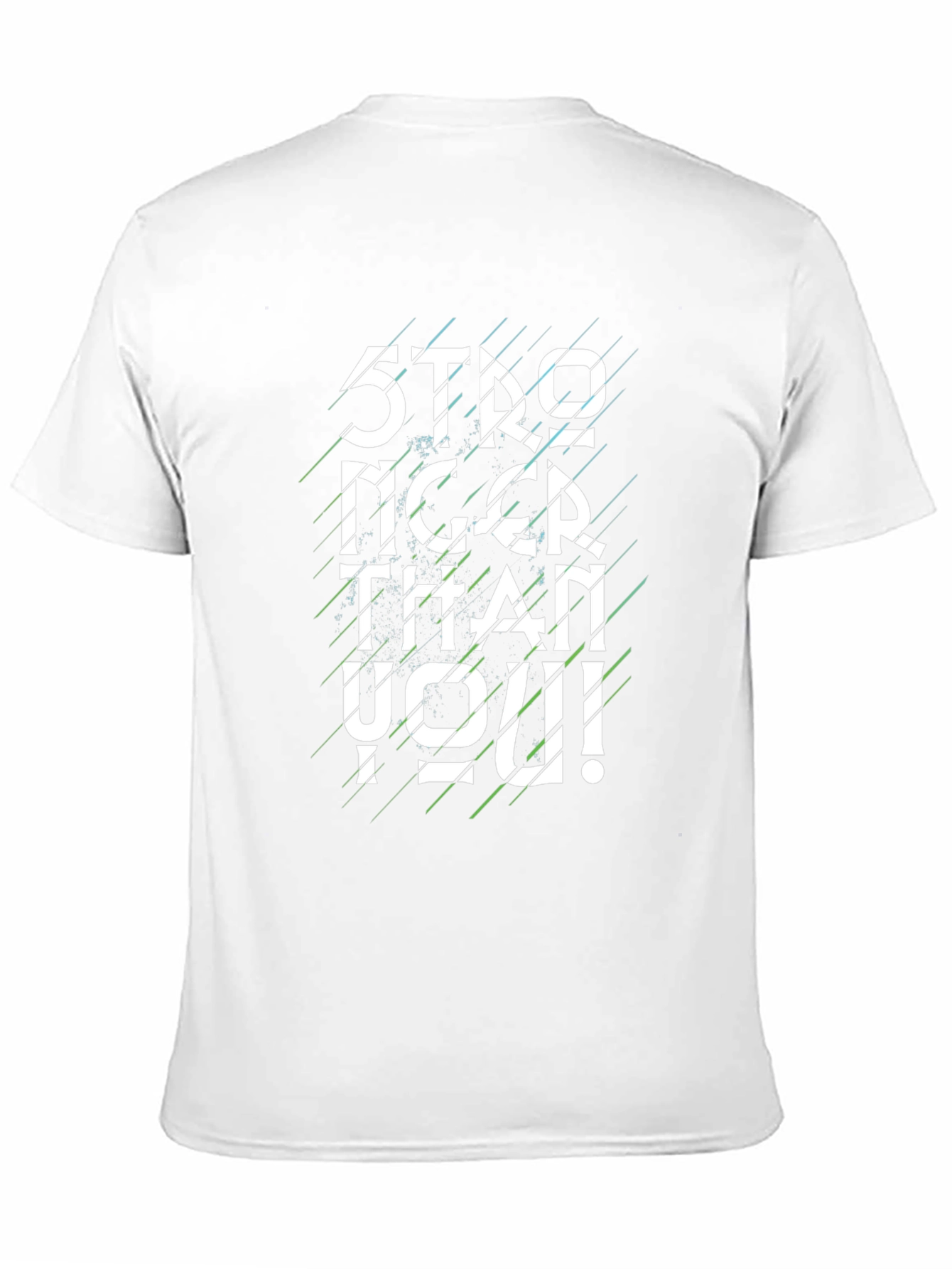 Stronger Than You Graphic Tee - Black