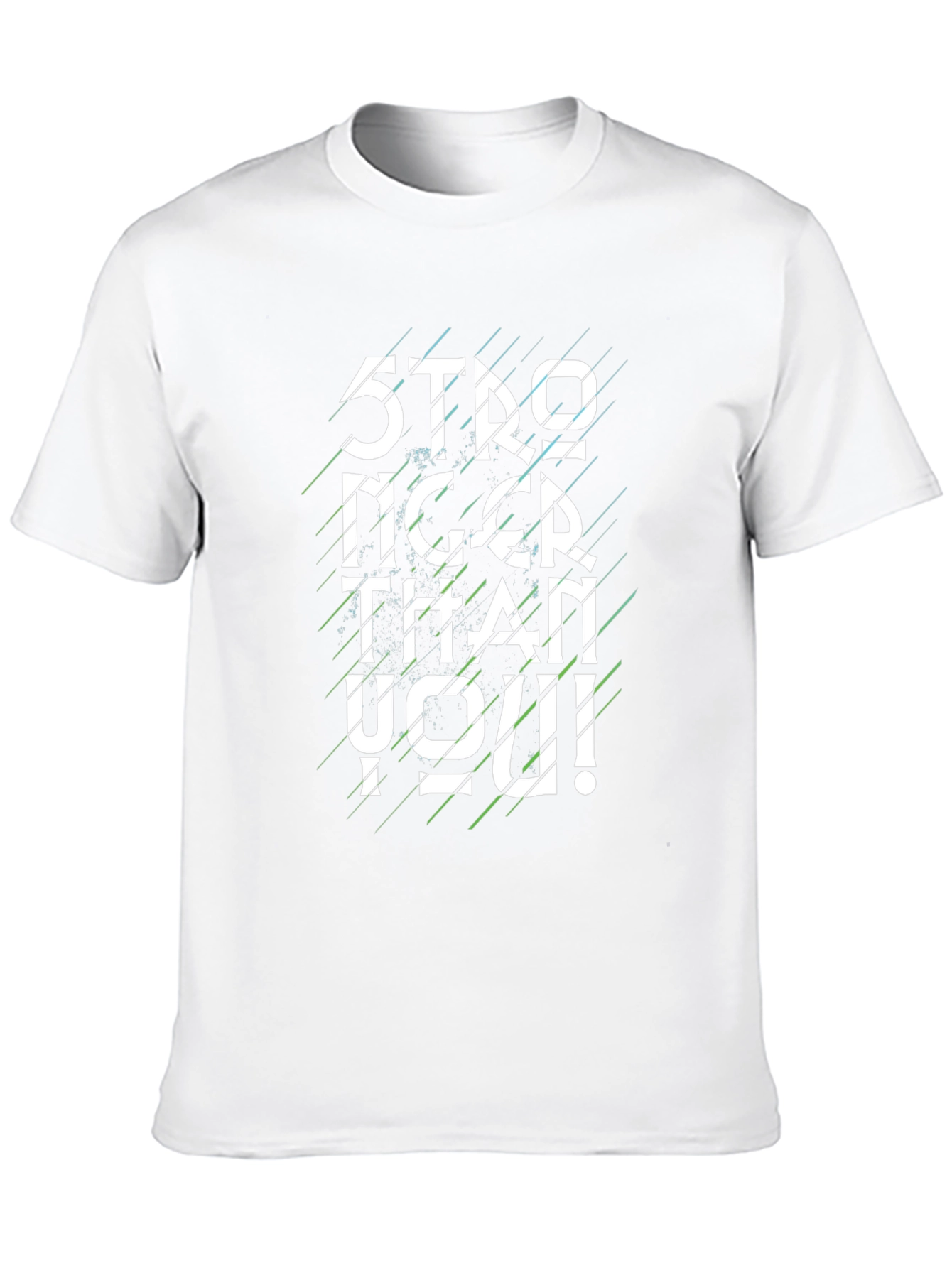 Stronger Than You Graphic Tee - Black