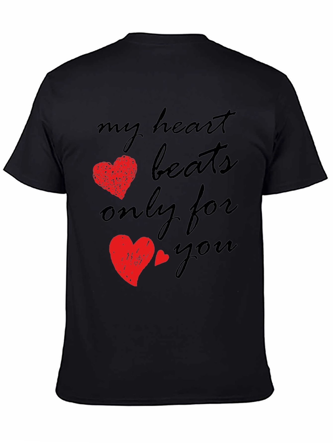 Romantic Heart Beats T-Shirt - Valentines Day Gift
