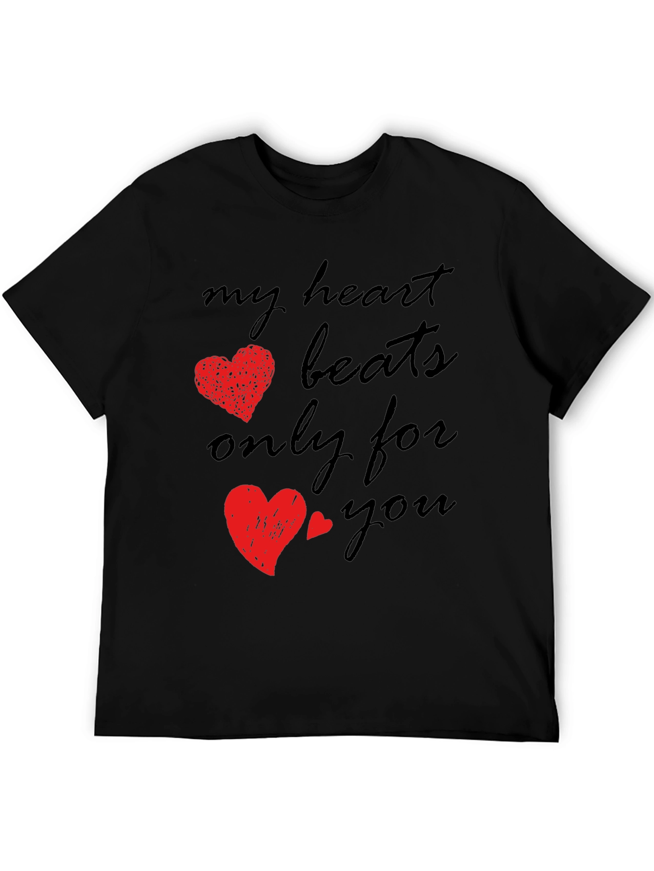 Romantic Heart Beats T-Shirt - Valentines Day Gift
