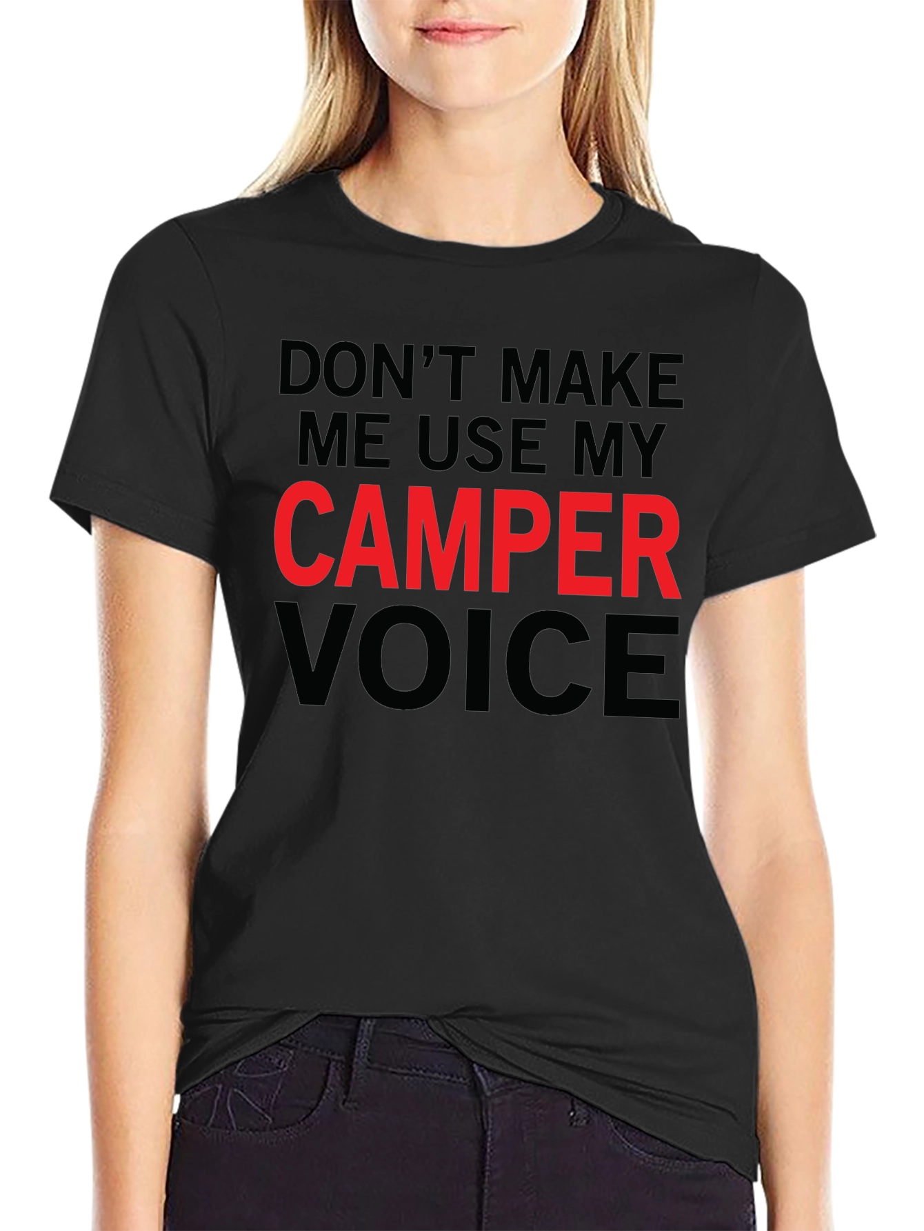 Camper Voice T-Shirt - Funny Camping Tee