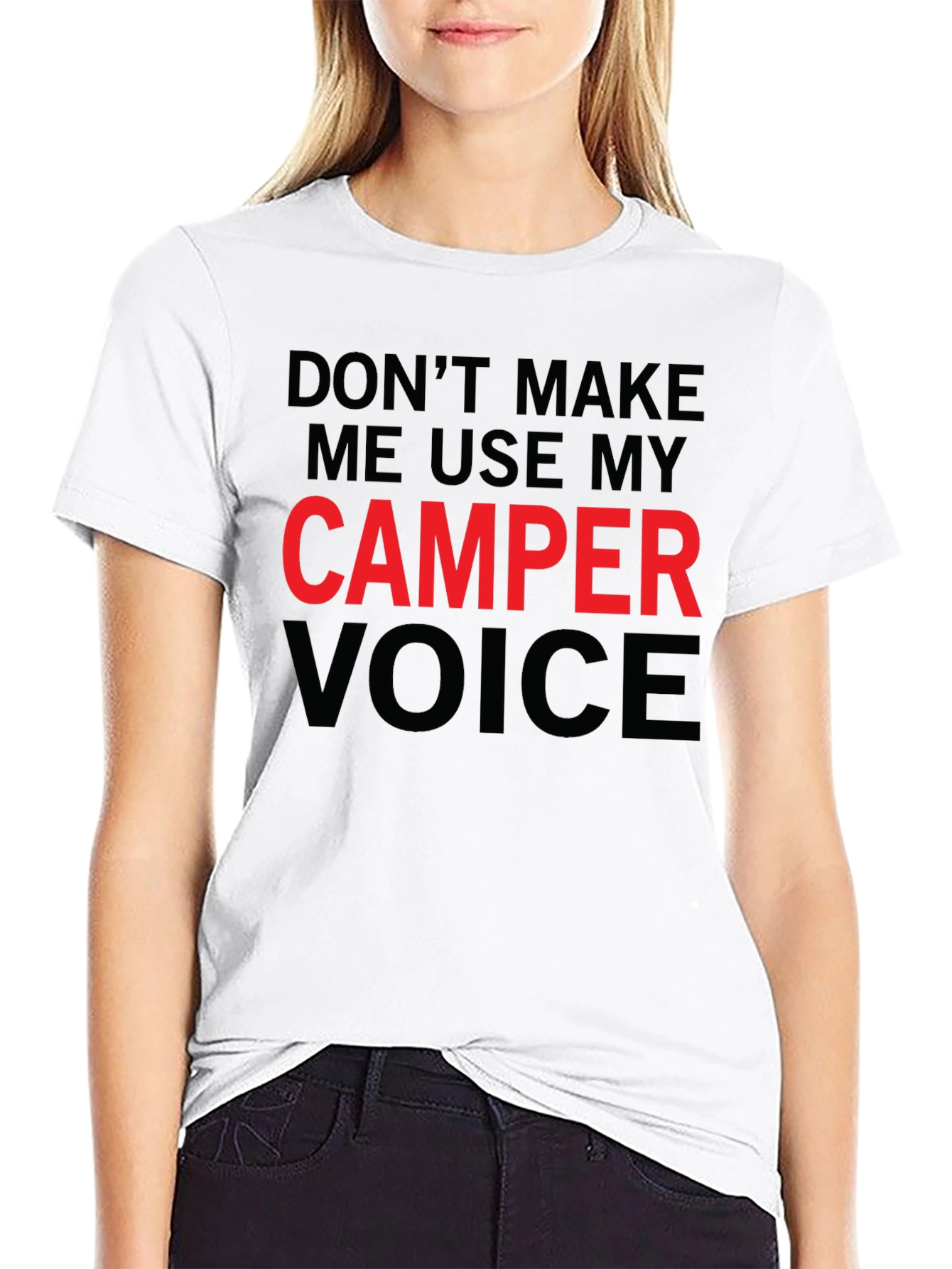 Camper Voice T-Shirt - Funny Camping Tee