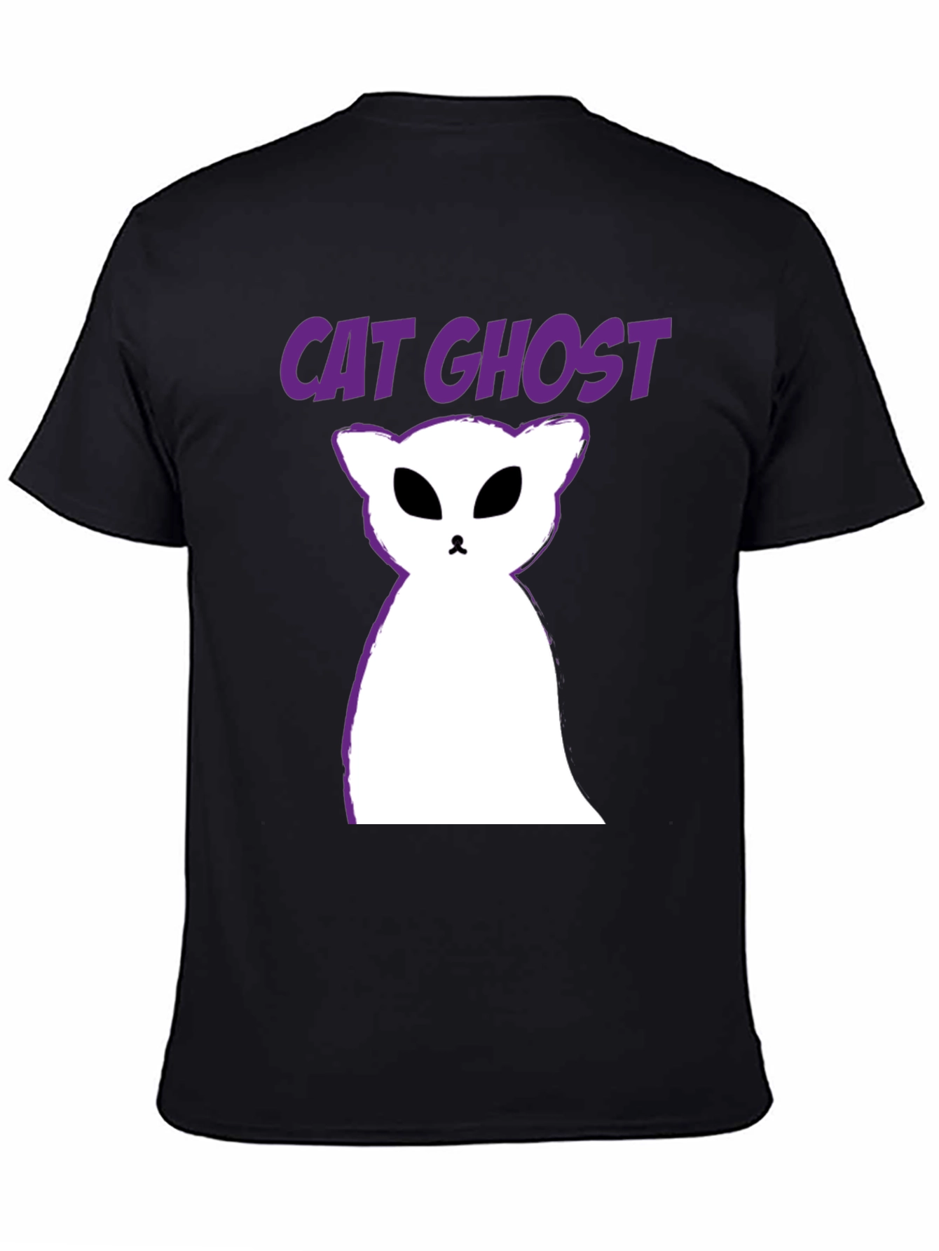 Cat Ghost T-Shirt - Halloween Spooky Tee