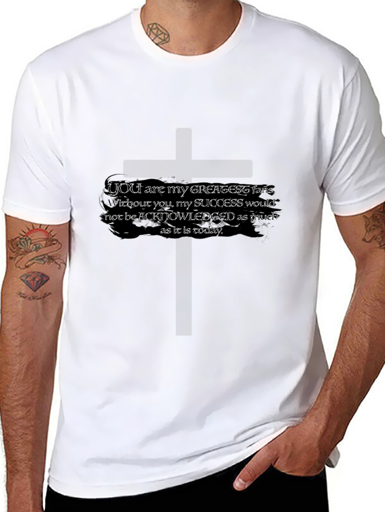 Greatest Fans Graphic Tee - Black