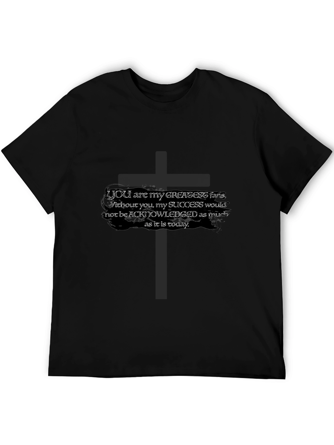 Greatest Fans Graphic Tee - Black