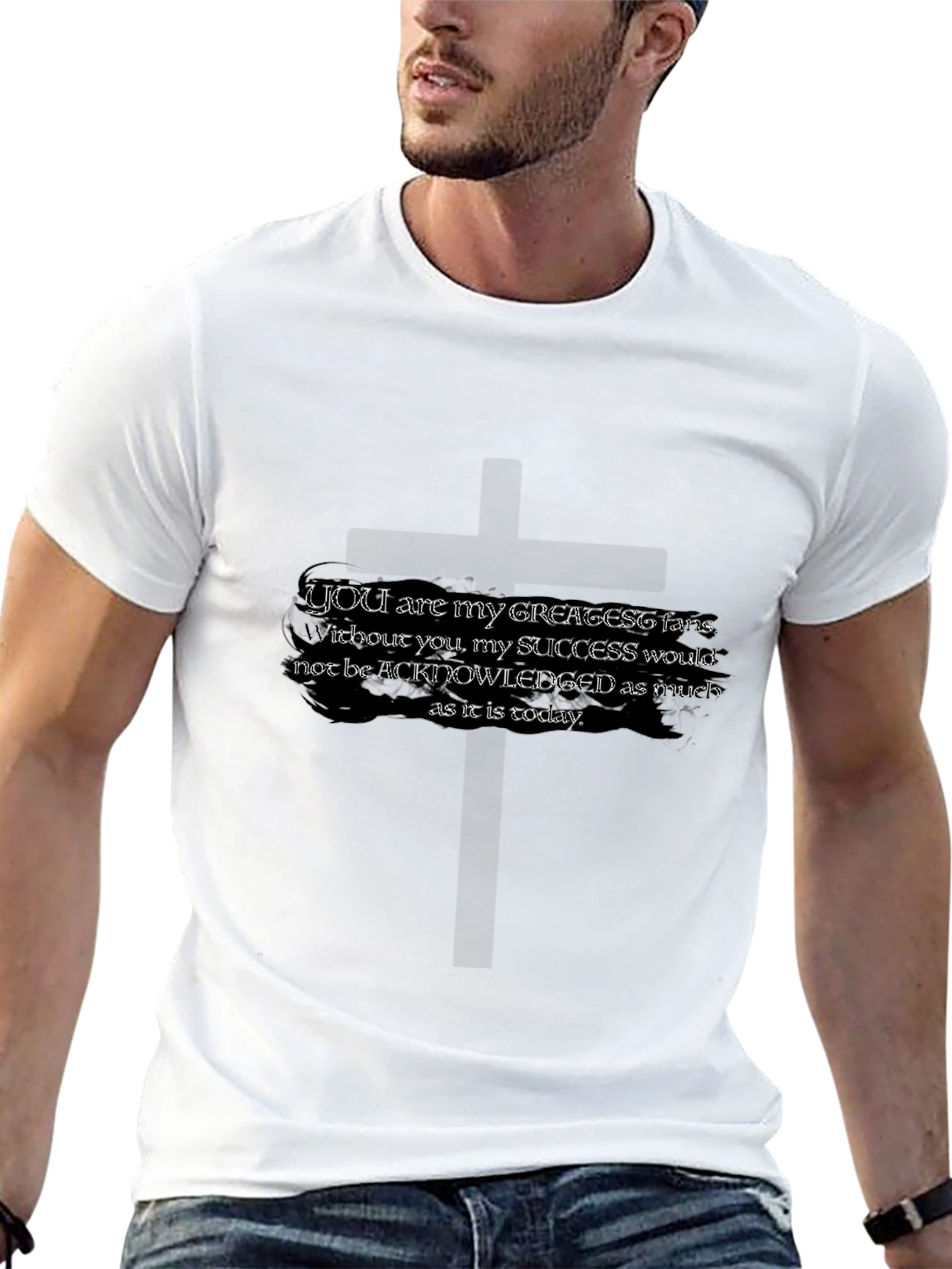 Greatest Fans Graphic Tee - Black