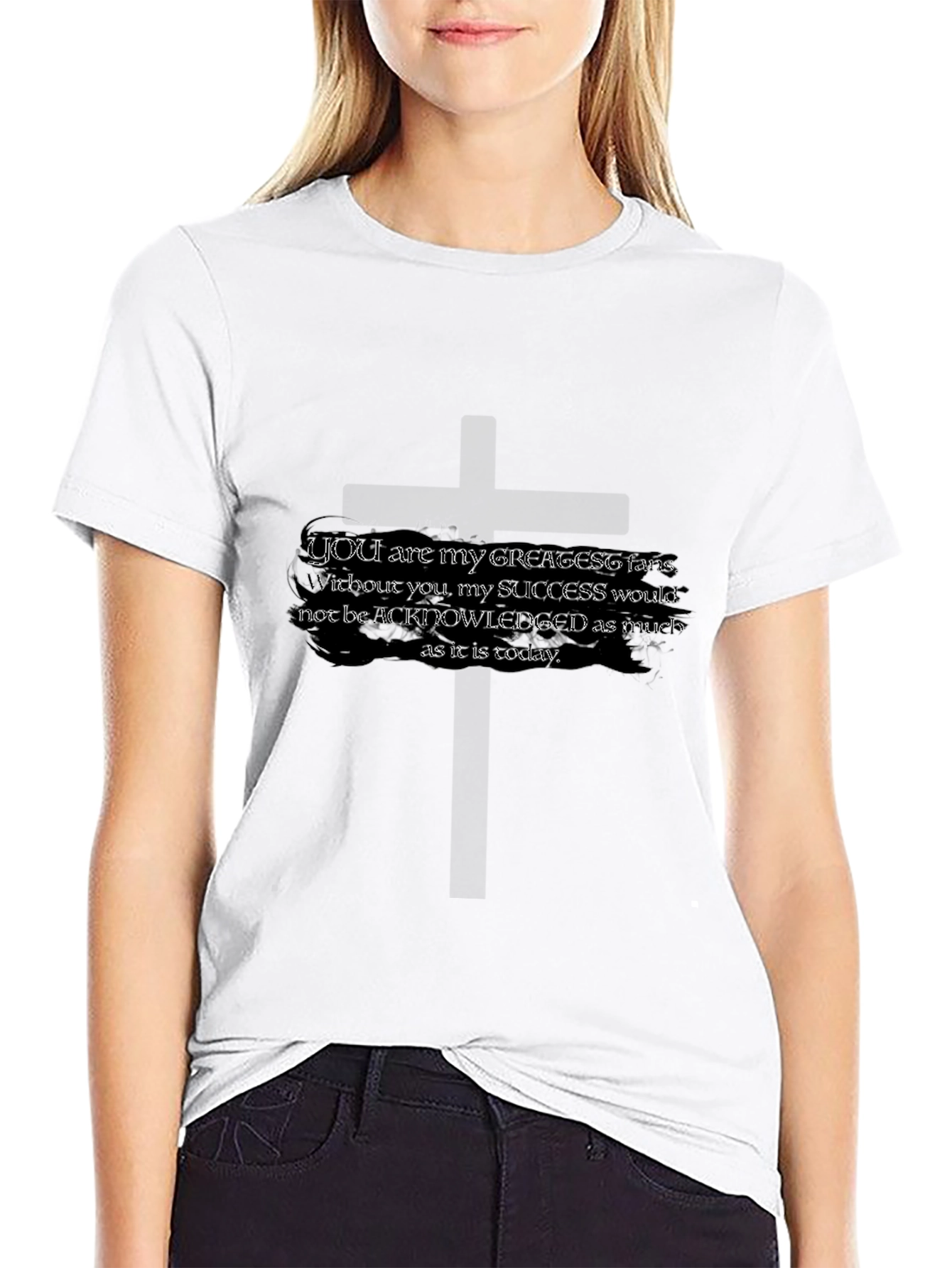 Greatest Fans Graphic Tee - Black