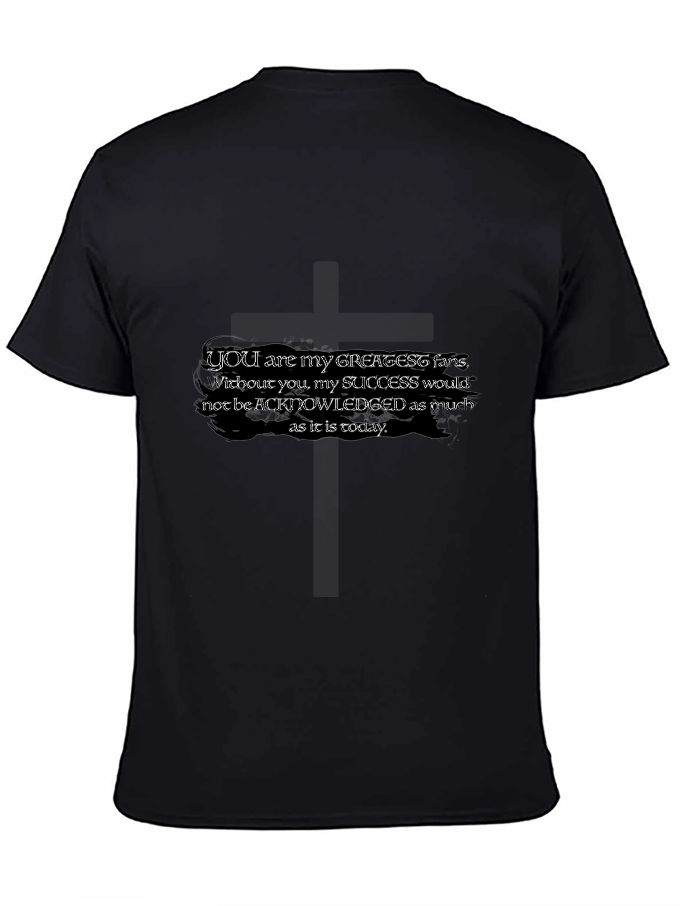 Greatest Fans Graphic Tee - Black