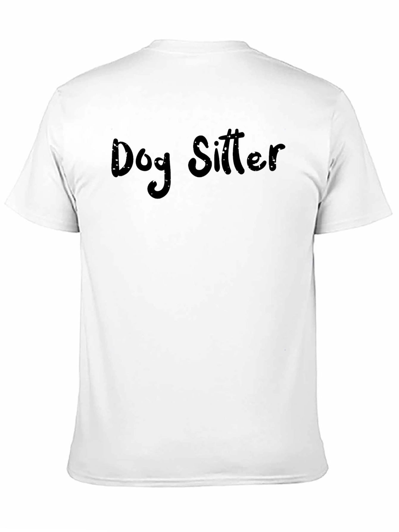 Dog Sitter Black T-Shirt - Comfortable & Casual