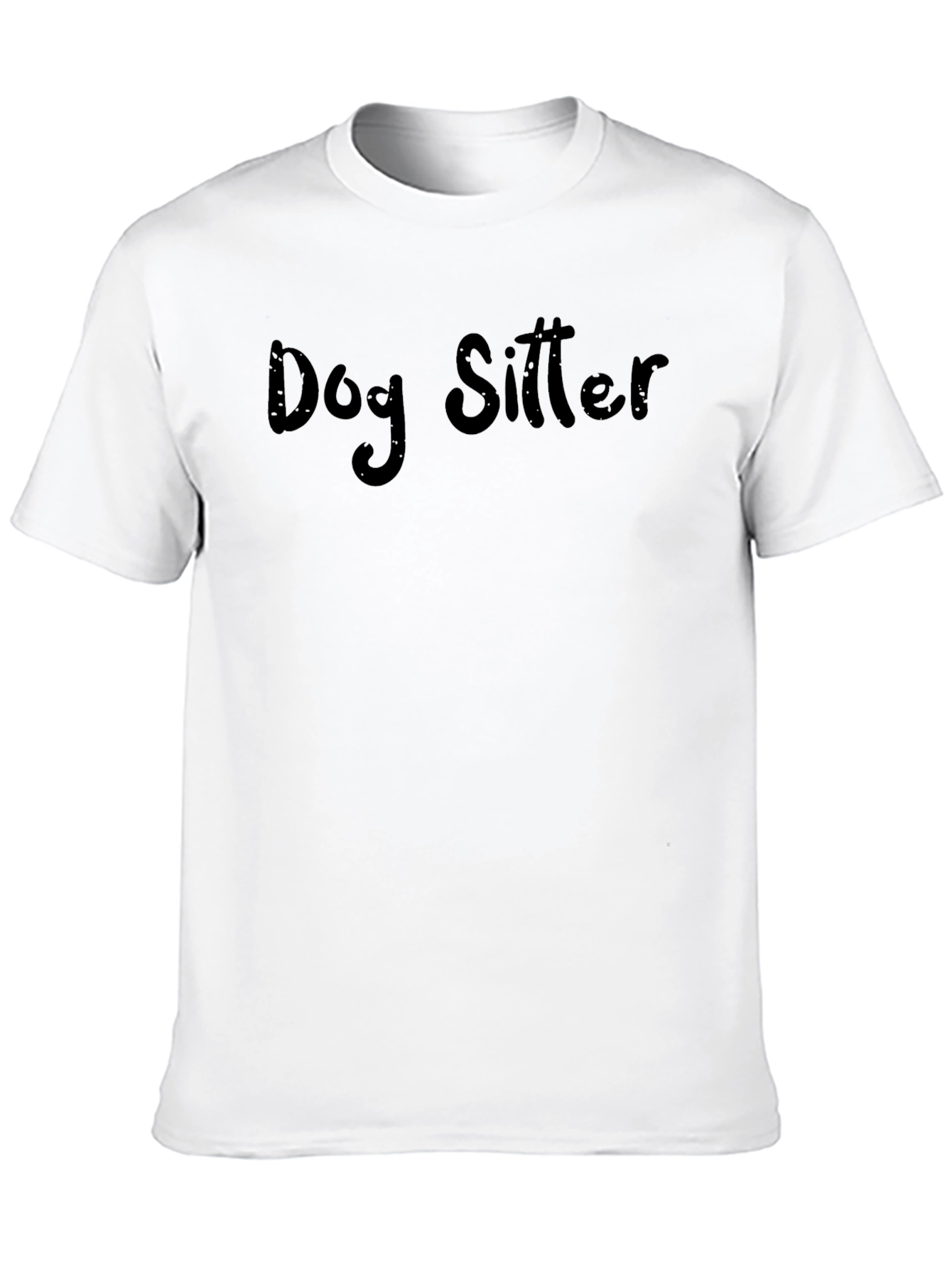 Dog Sitter Black T-Shirt - Comfortable & Casual