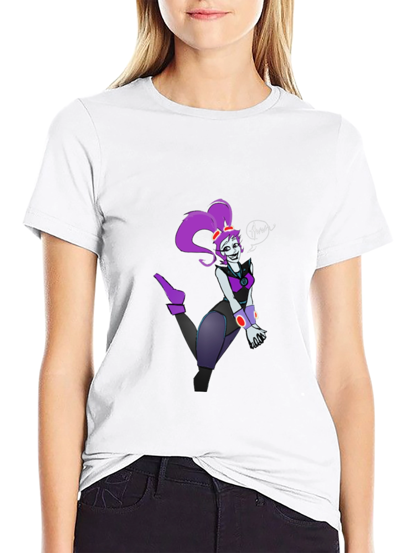 Cartoon Character Graphic T-Shirt