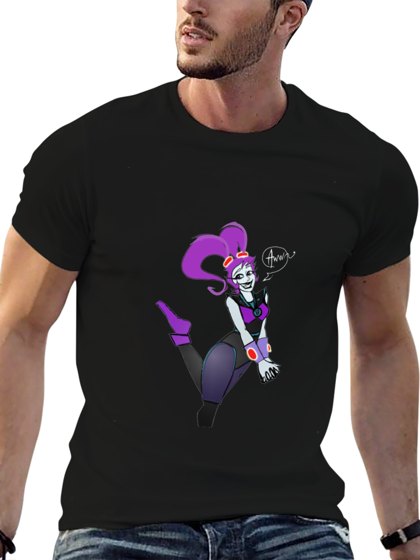 Cartoon Character Graphic T-Shirt