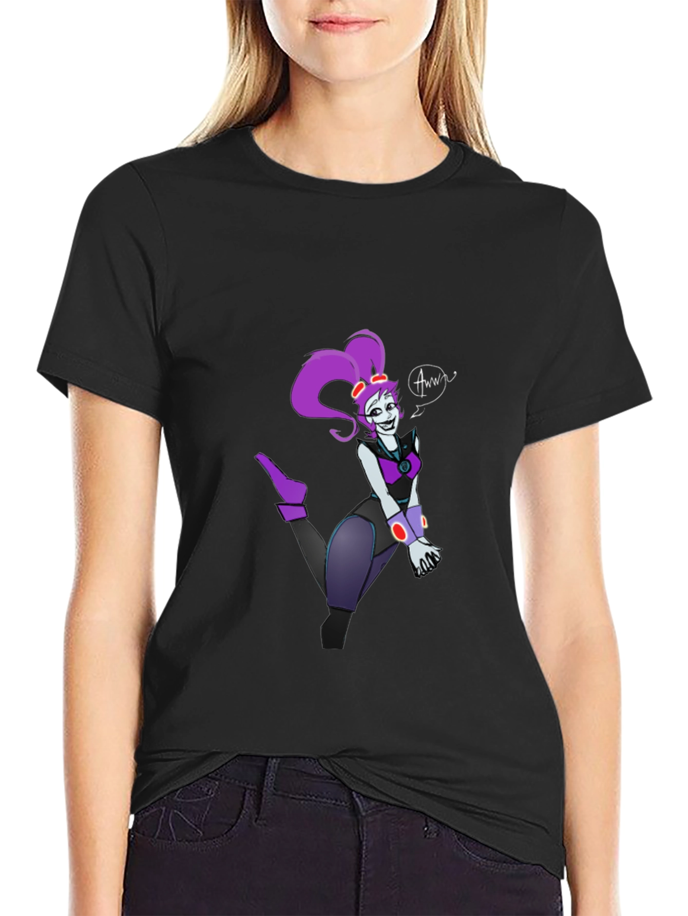 Cartoon Character Graphic T-Shirt