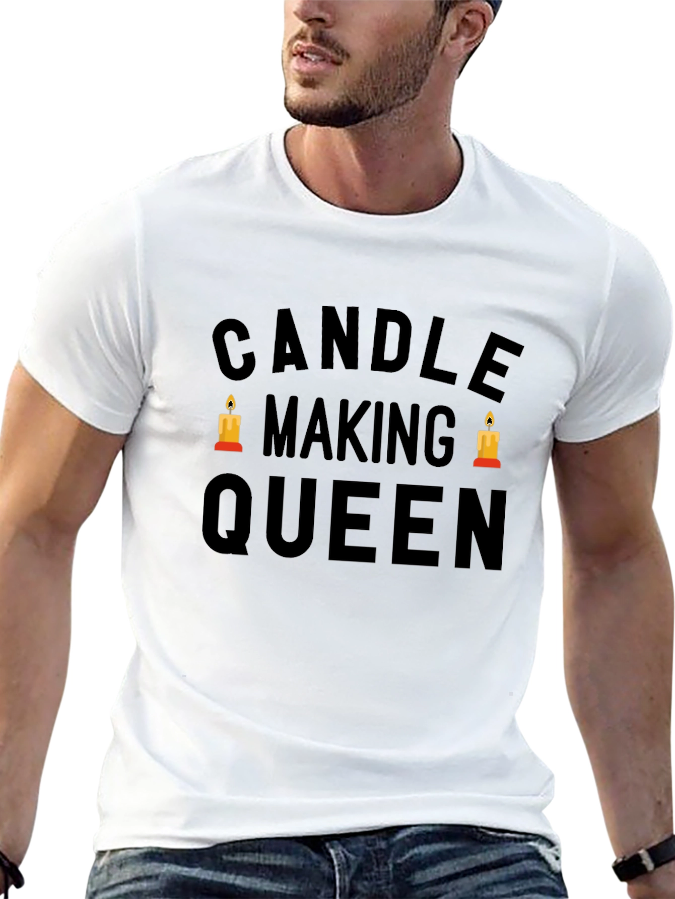 Candle Making Queen Black T-Shirt