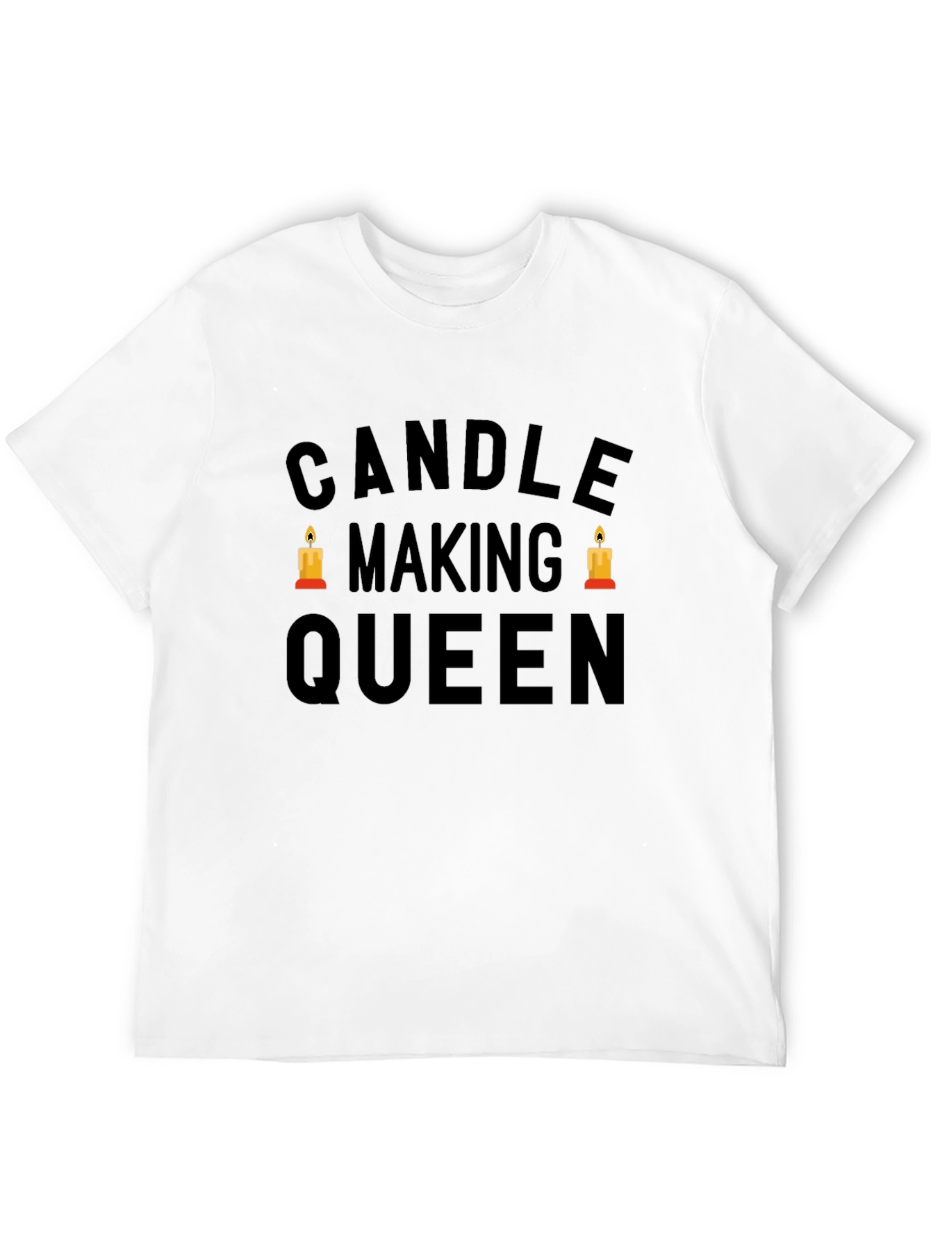 Candle Making Queen Black T-Shirt