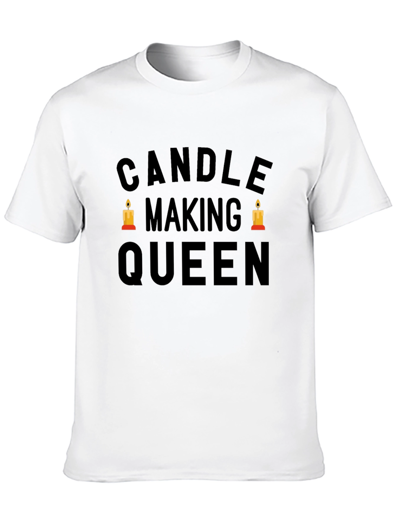 Candle Making Queen Black T-Shirt
