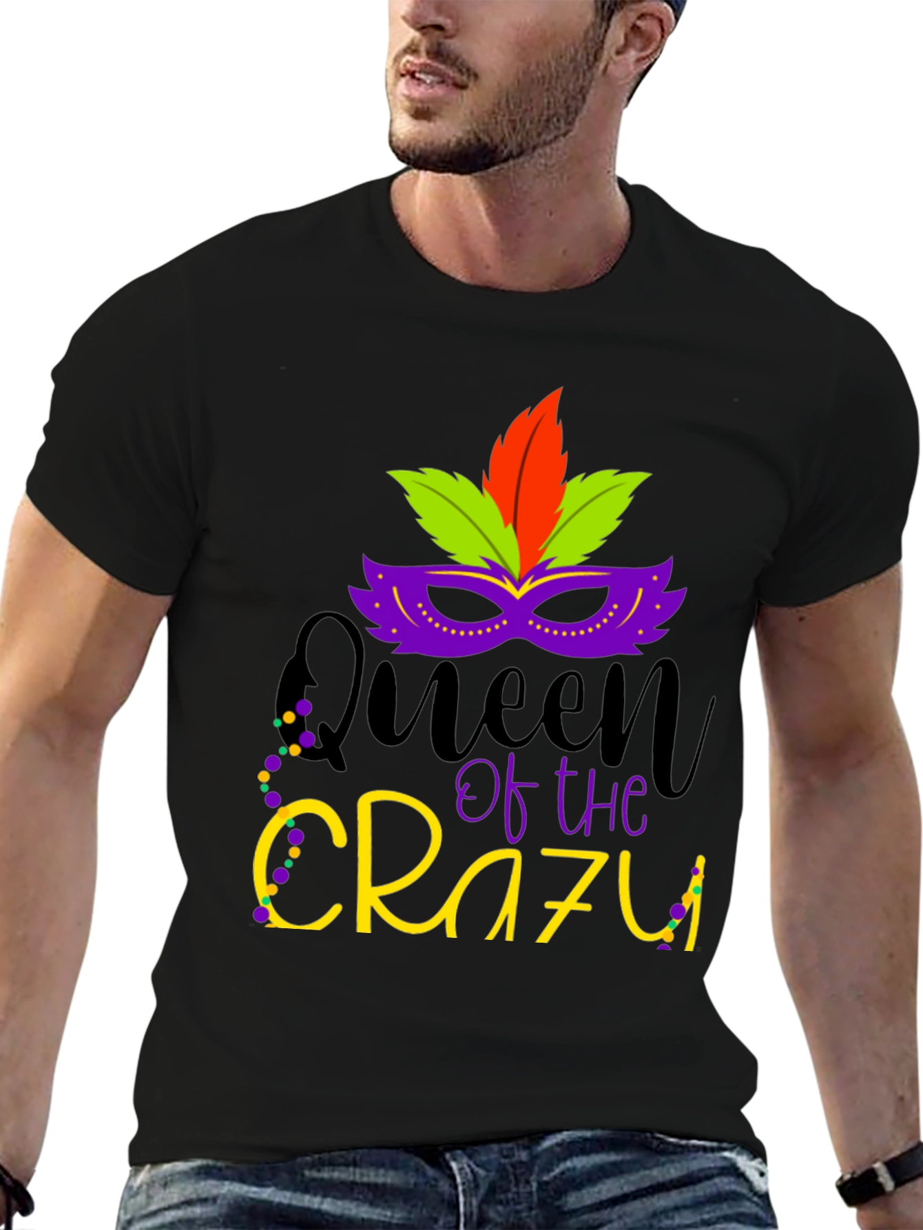 Queen of the Crazy Mardi Gras T-Shirt