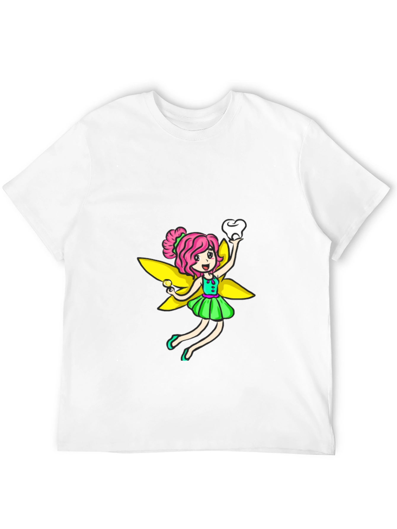 Tooth Fairy Graphic Tee - Black Unisex T-Shirt